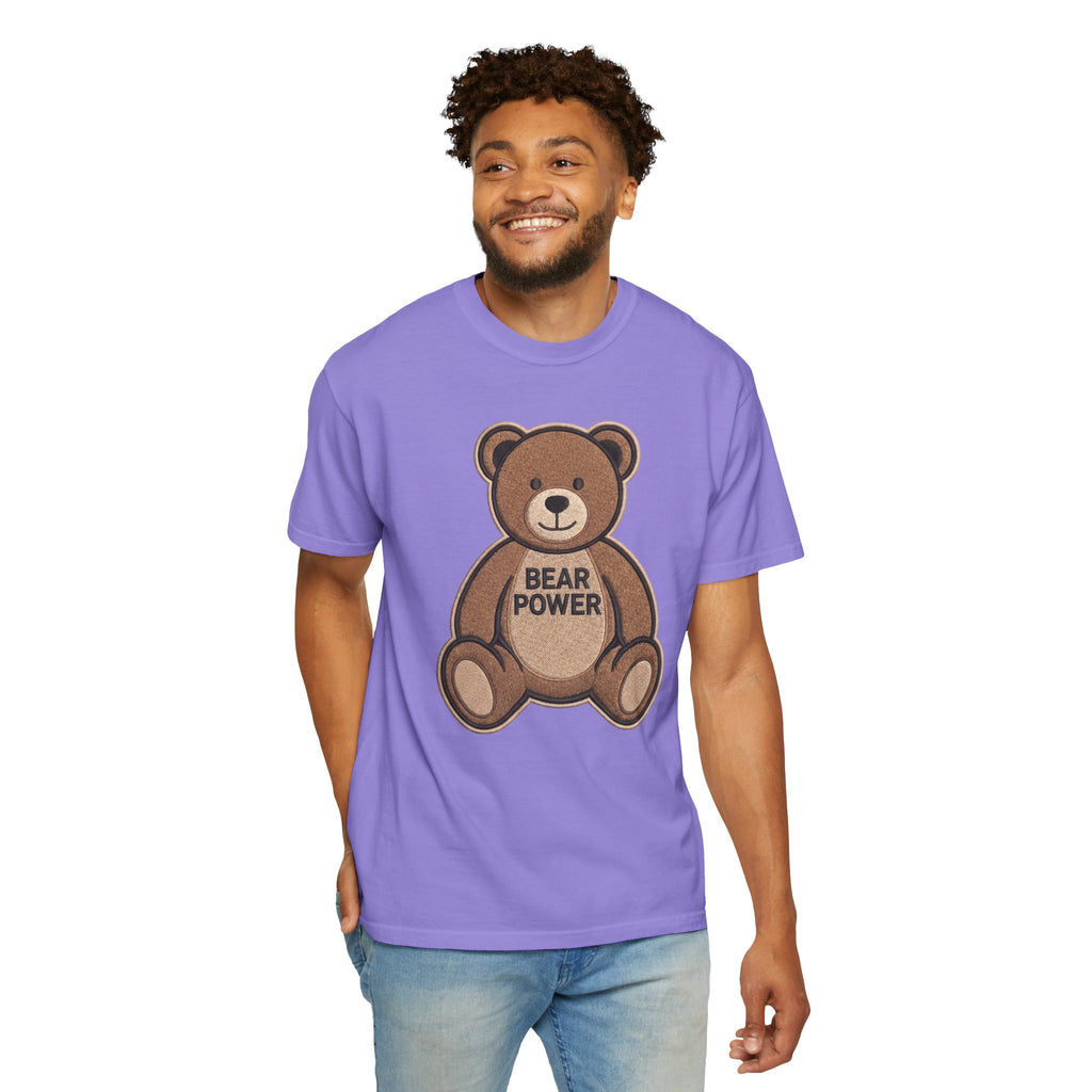 Bearmart®: Bear Power Teddybear │Comfort Colors® T-shirt