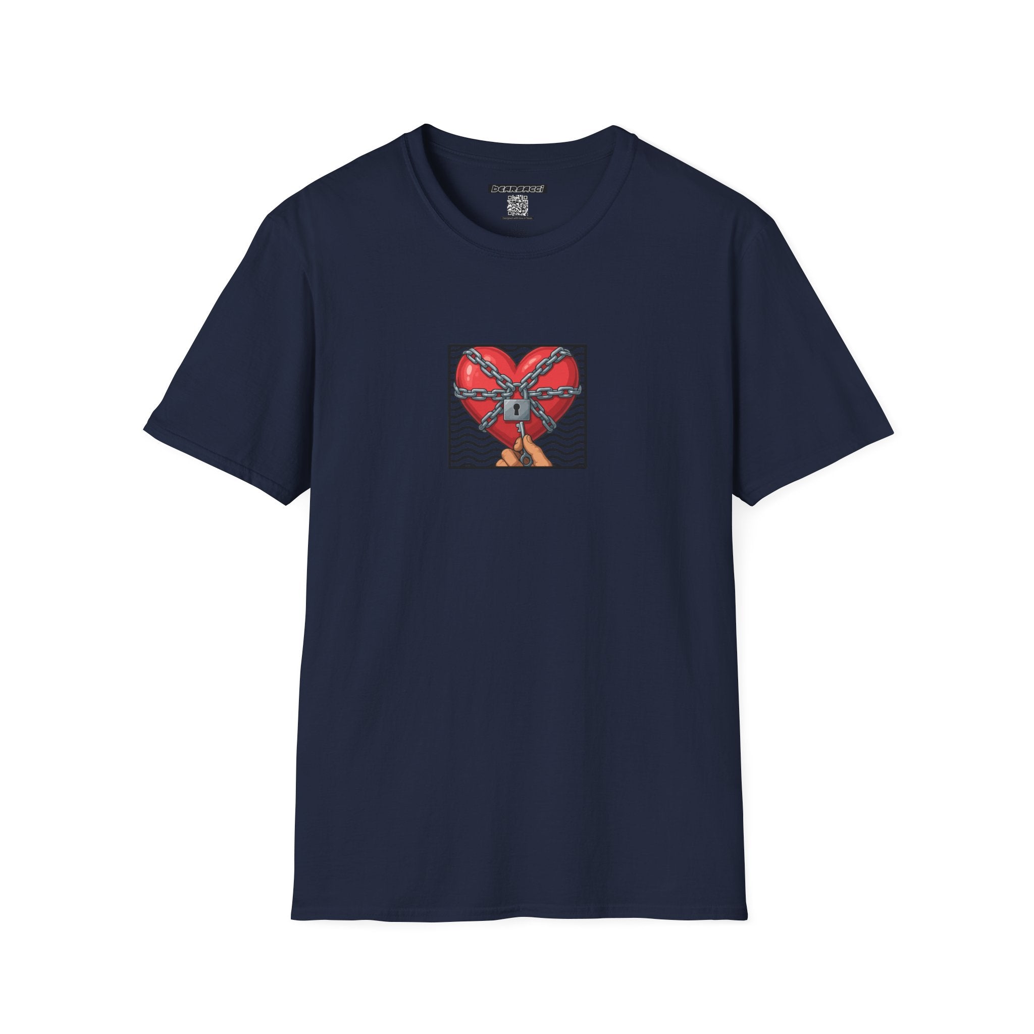 SlutPride® X Dominion®: Locked Heart │ Softsyle T-shirt