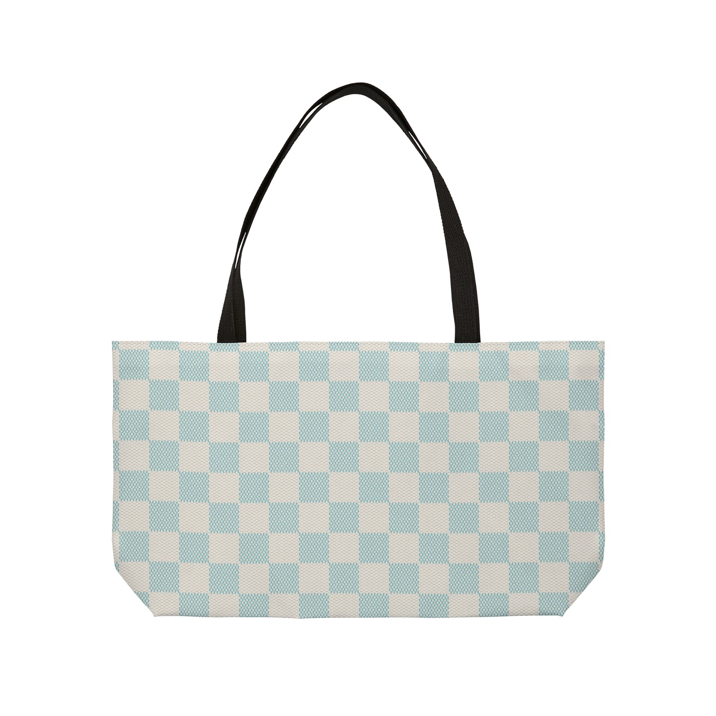 Blue Marsh Checkerboard │ Weekender Tote Bag