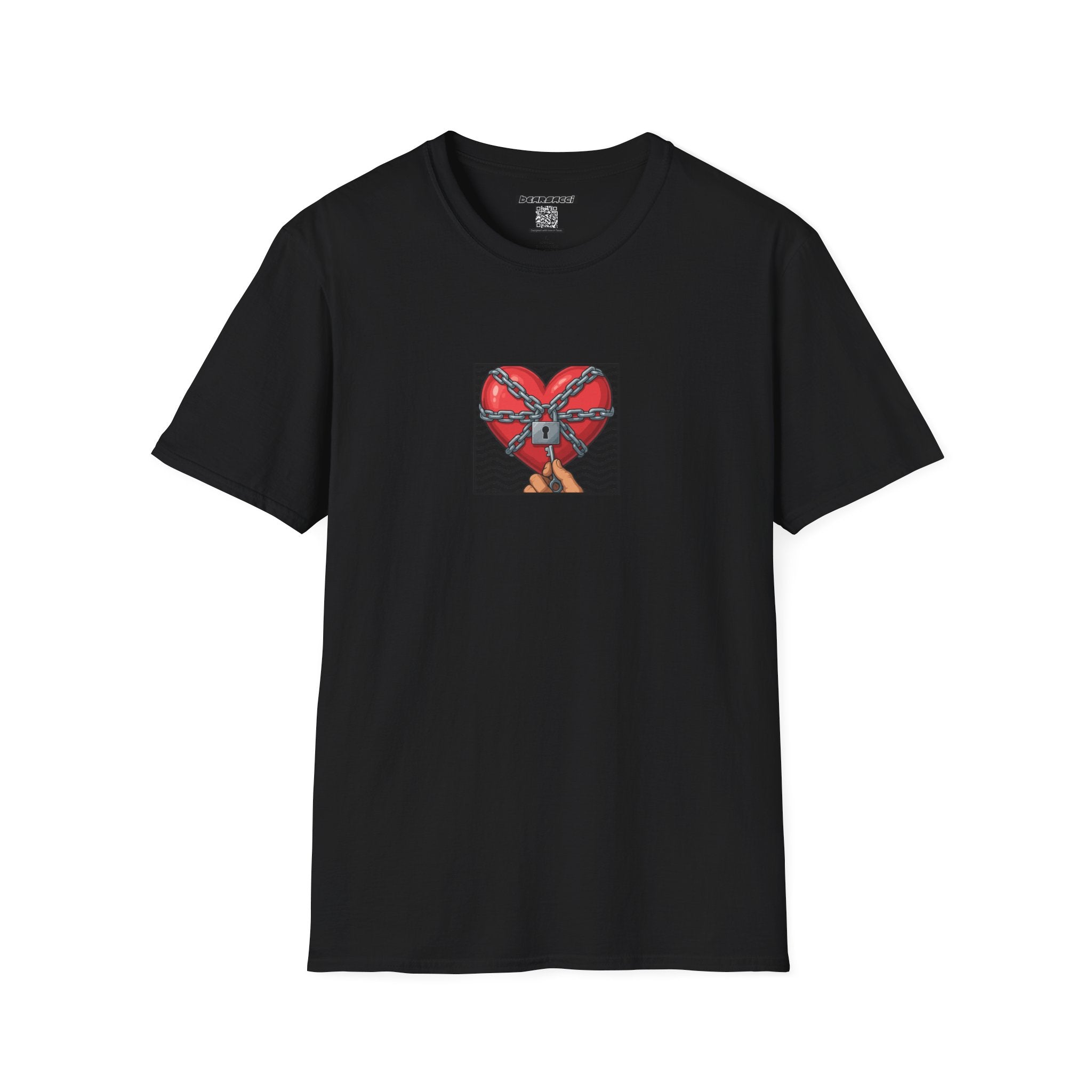 SlutPride® X Dominion®: Locked Heart │ Softsyle T-shirt