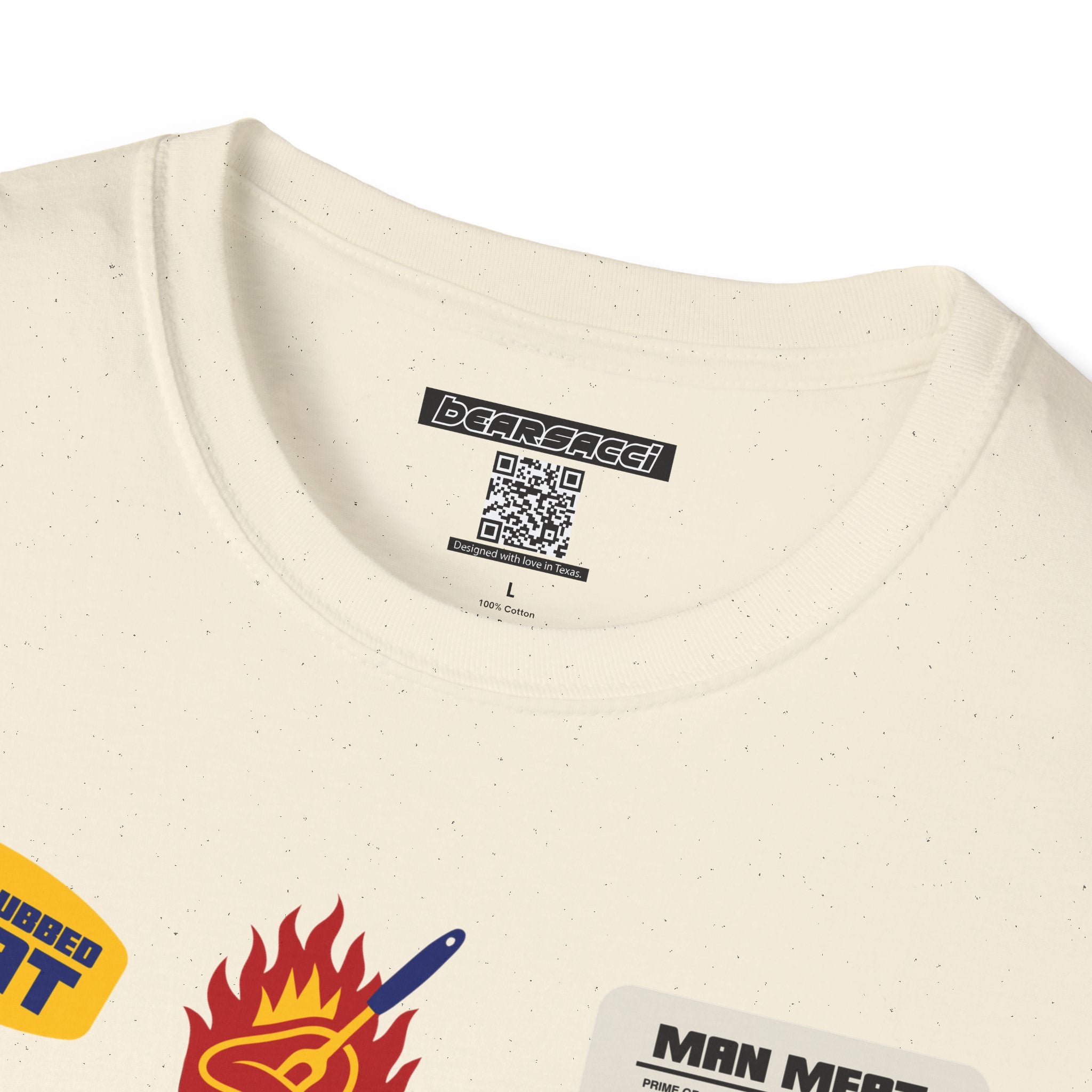 Bearmart®: Butcher Isle Meat Stickers (1950s Colorway) │Softsyle T-shirt