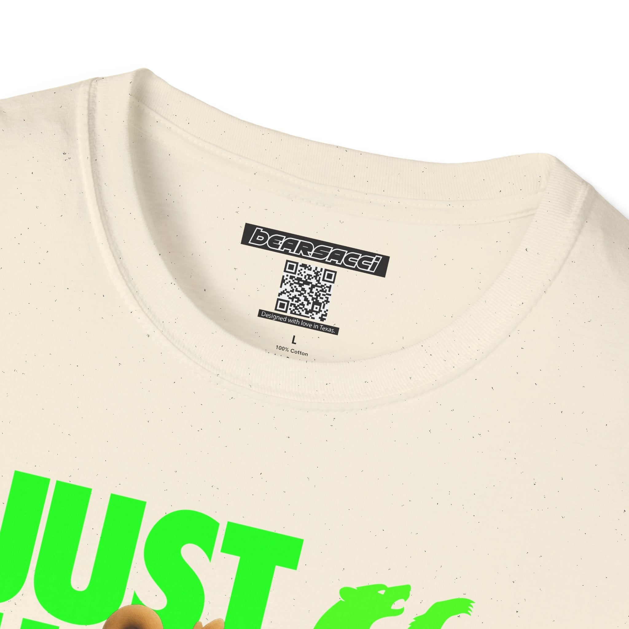 Bearsacci™ X Dominion: Just Fucking Do It Brat Teddy Bear│ Softsyle T-shirt