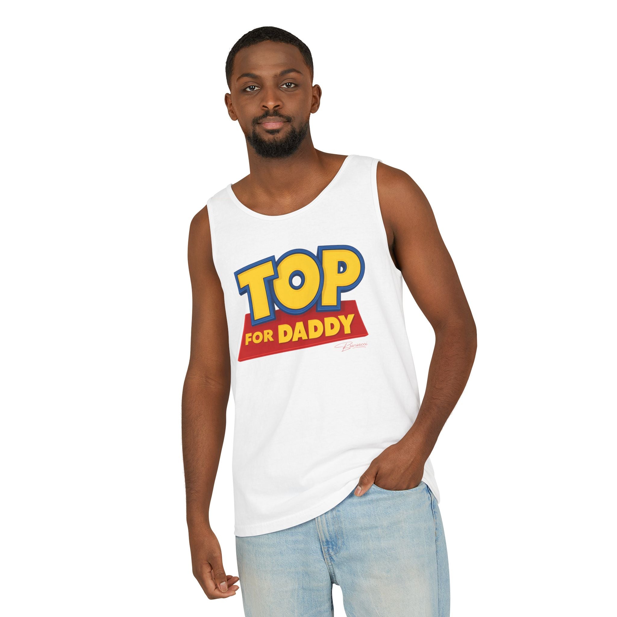 HyperPop® X SlutPride®: Top for Daddy® │ Garment-Dyed Tank Top