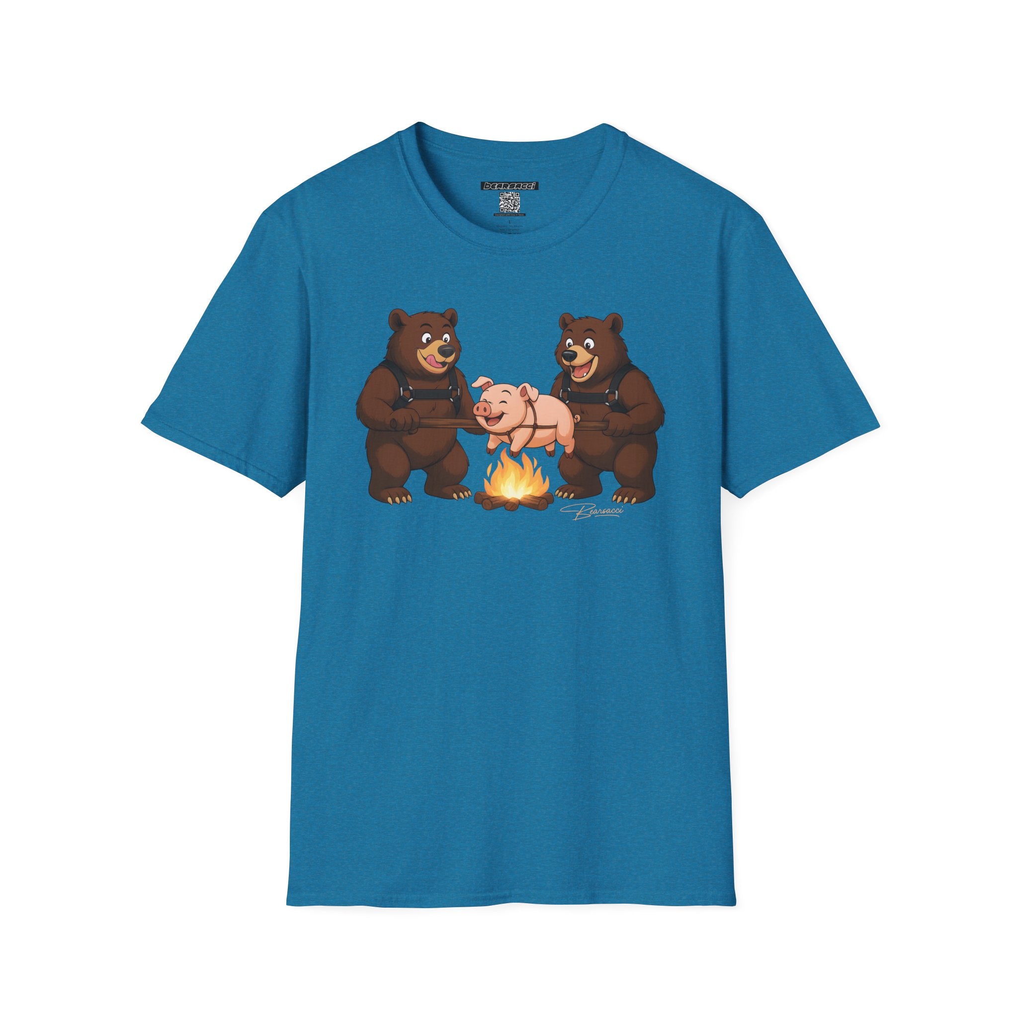 Bearmart®: Spit Roast Pig │Softsyle T-shirt