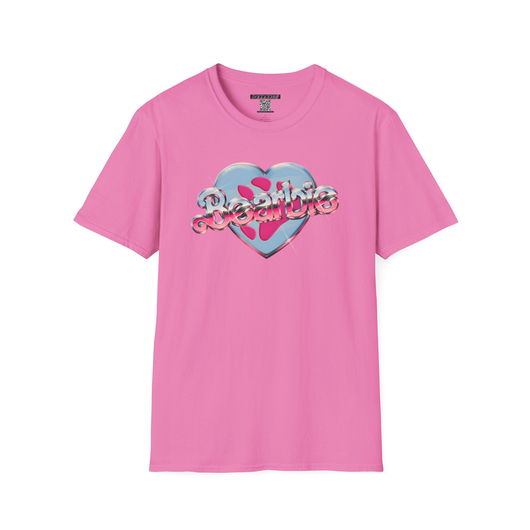 Bearbie®: Heart Bear Claw Logo │Softsyle T-shirt