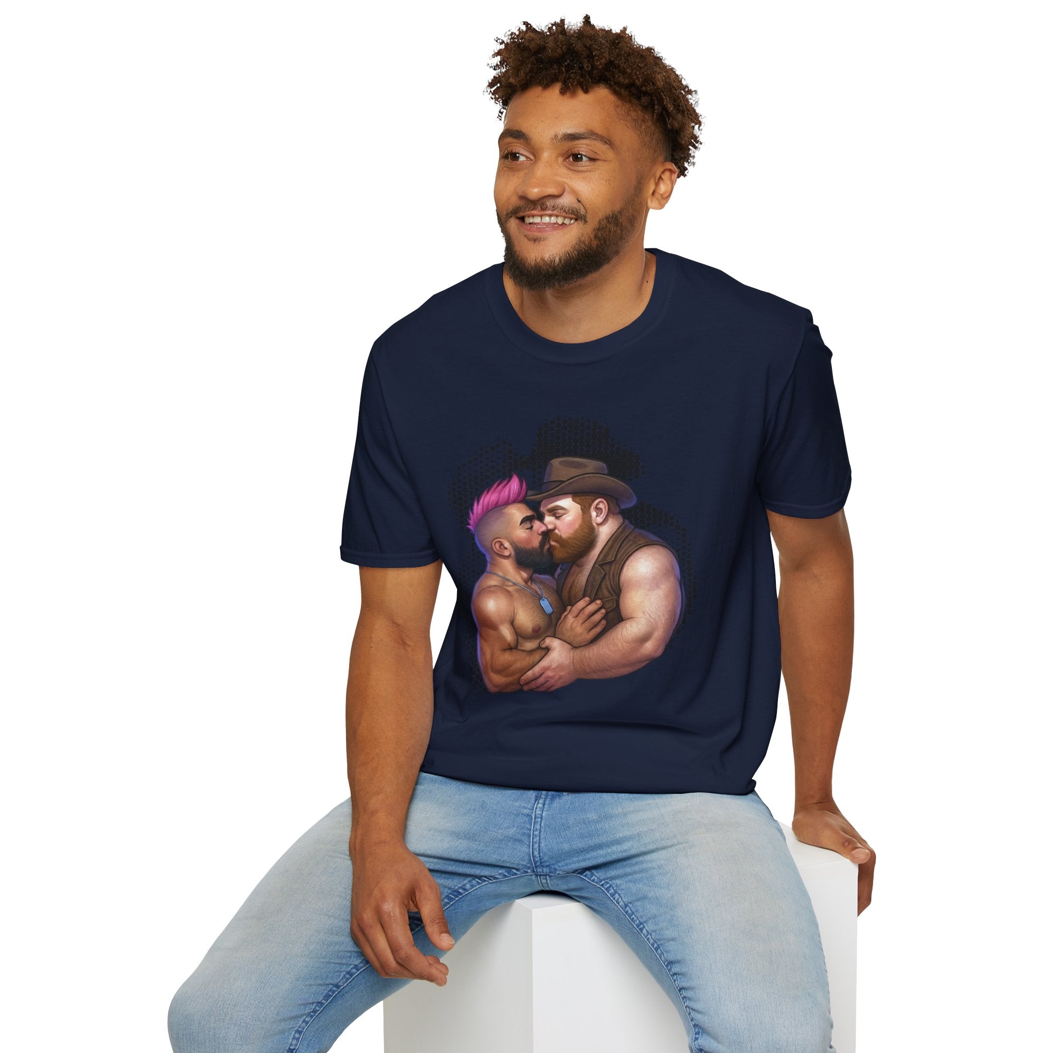Bearsacci™: Cowboy & MMA Fighter│ Softsyle T-shirt