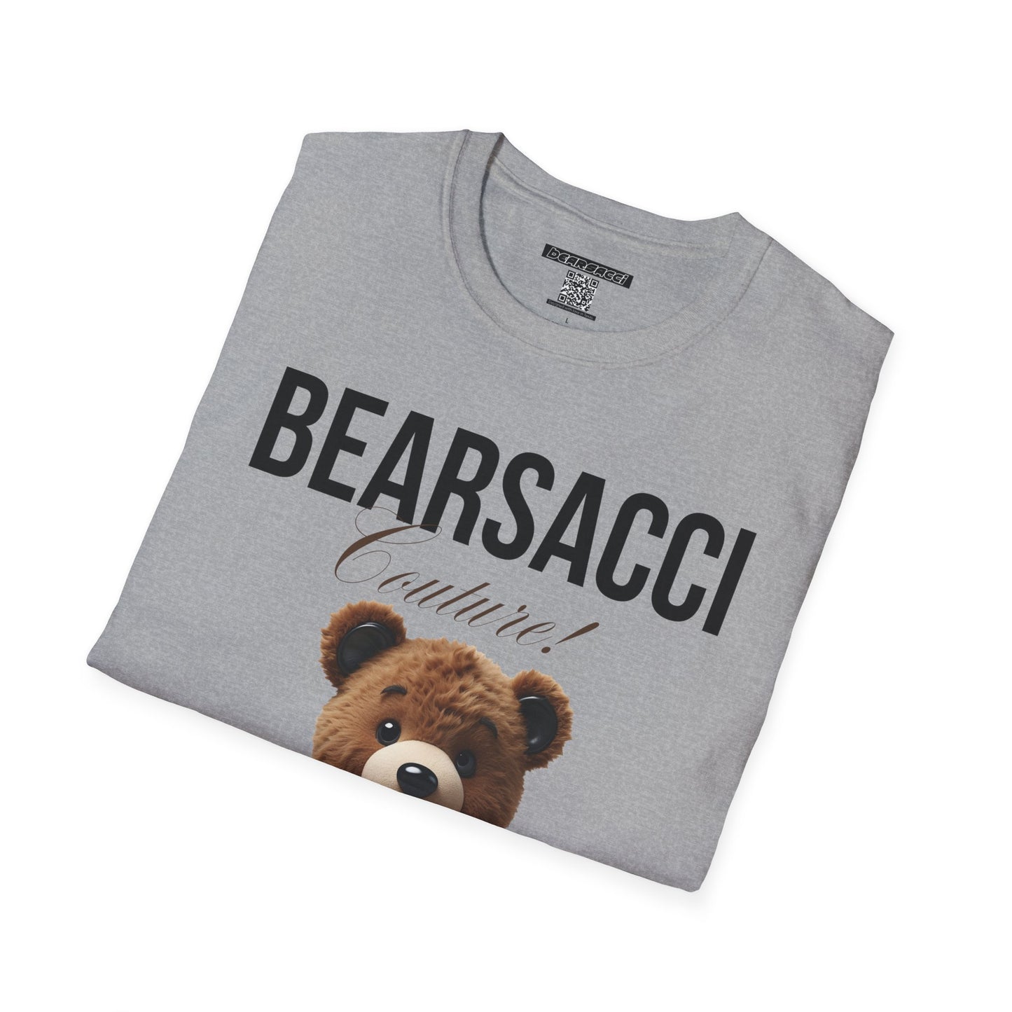 Fake Designer™: Leather Teddy Bear│ Softsyle T-shirt