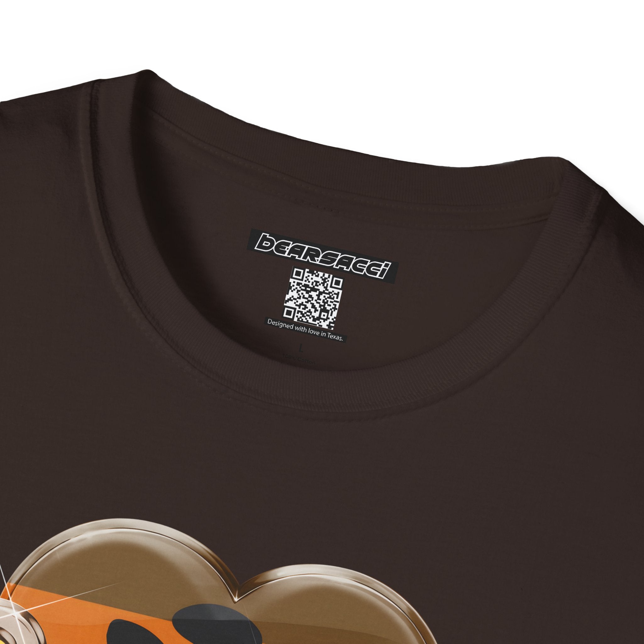 Bearbie®: Heart Claw Logo (Bear Flag Version)│ Softsyle T-shirt