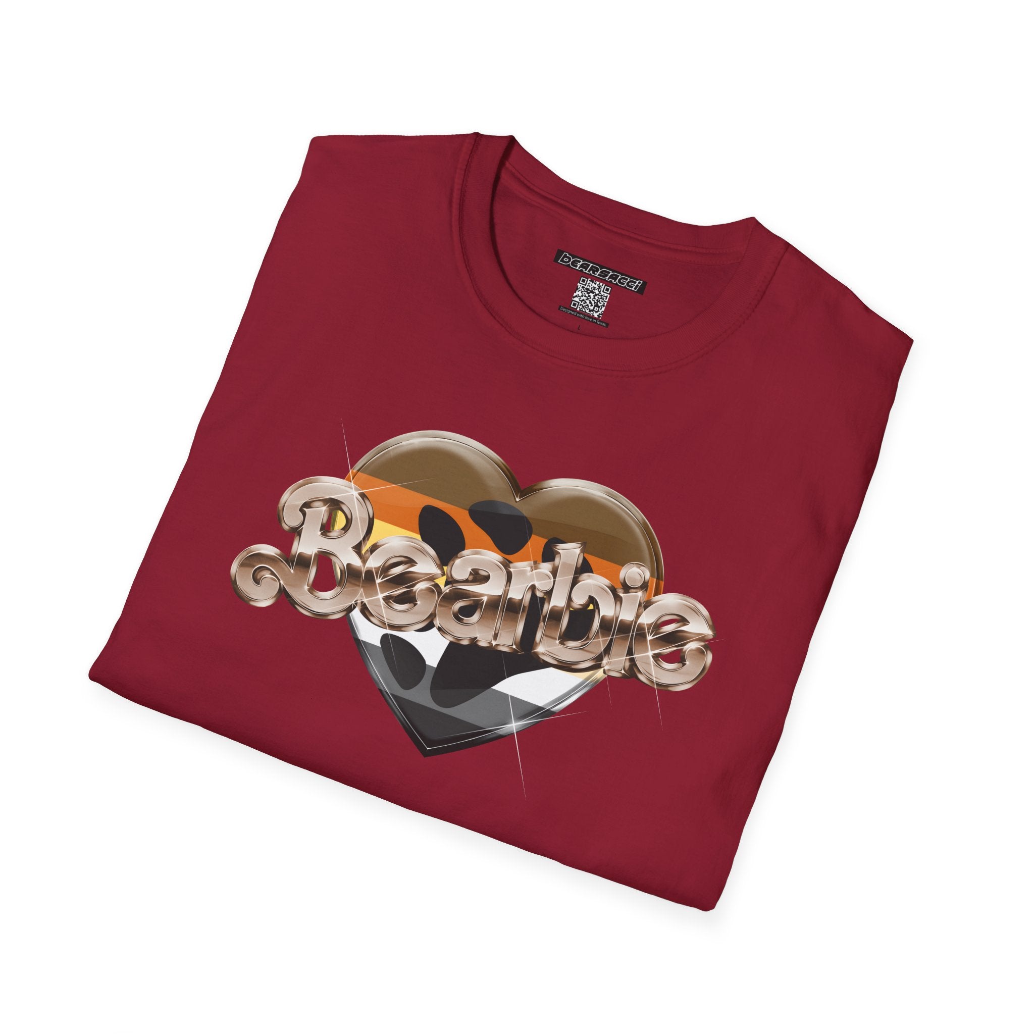 Bearbie®: Heart Claw Logo (Bear Flag Version)│ Softsyle T-shirt