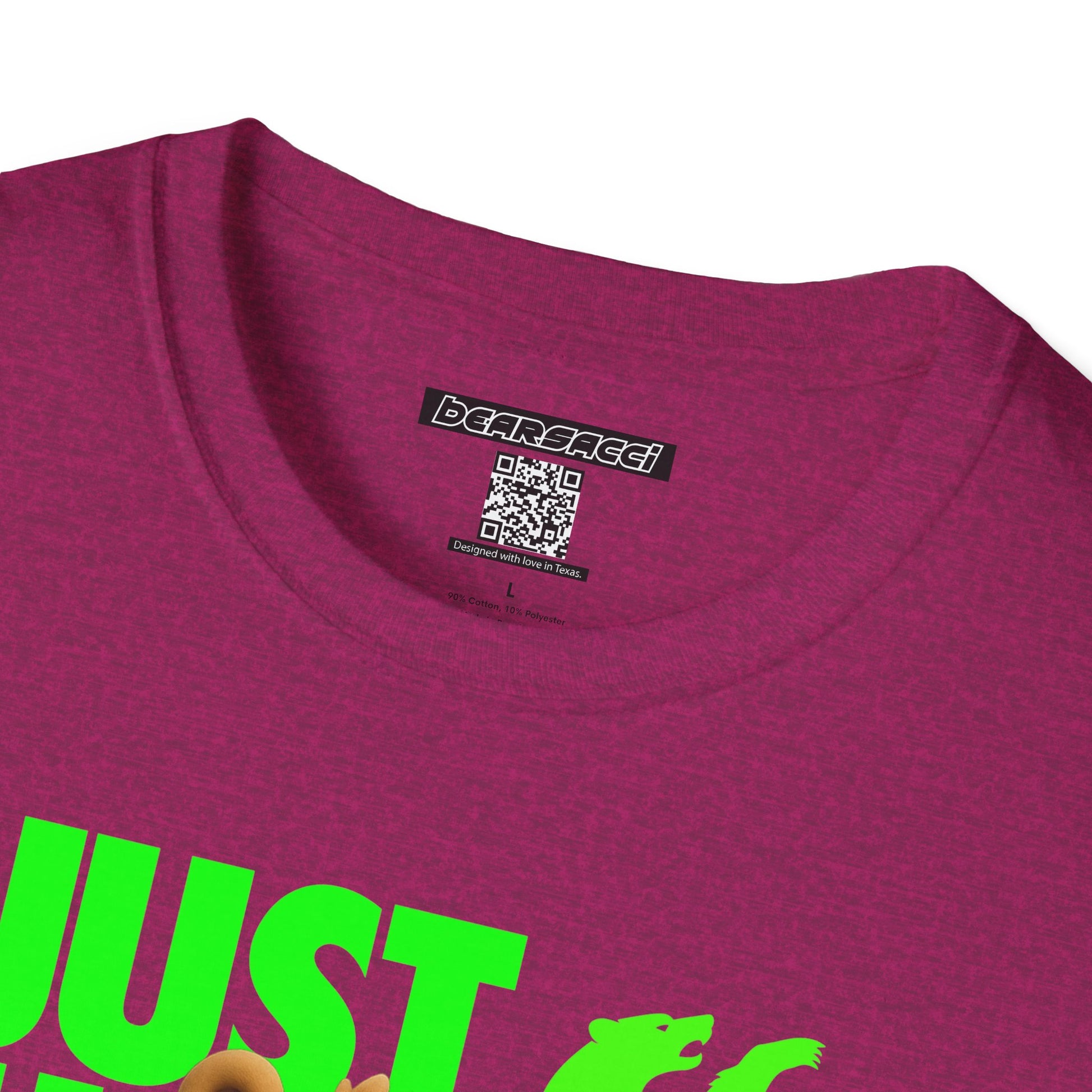 Bearsacci™ X Dominion: Just Fucking Do It Brat Teddy Bear│ Softsyle T-shirt
