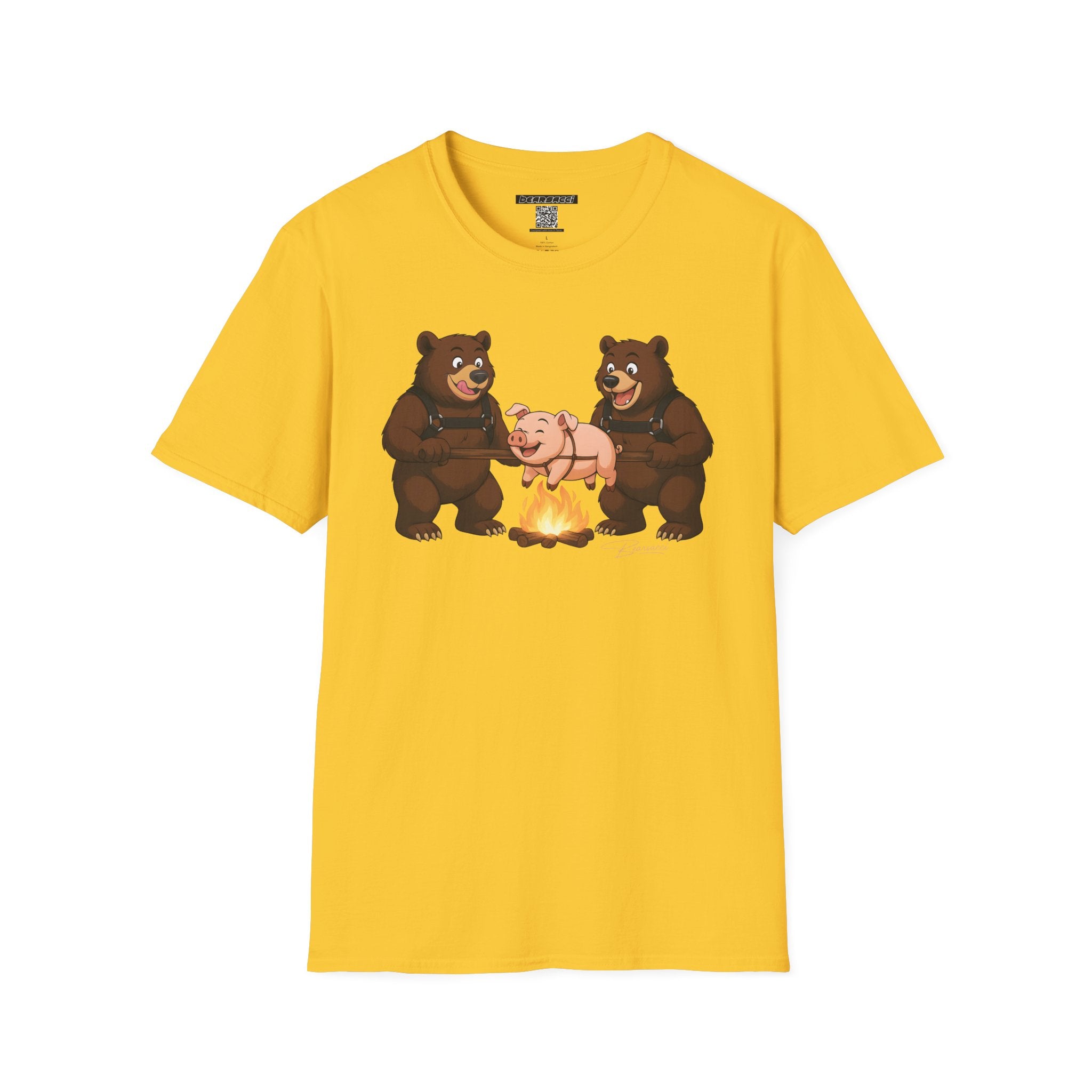 Bearmart®: Spit Roast Pig │Softsyle T-shirt