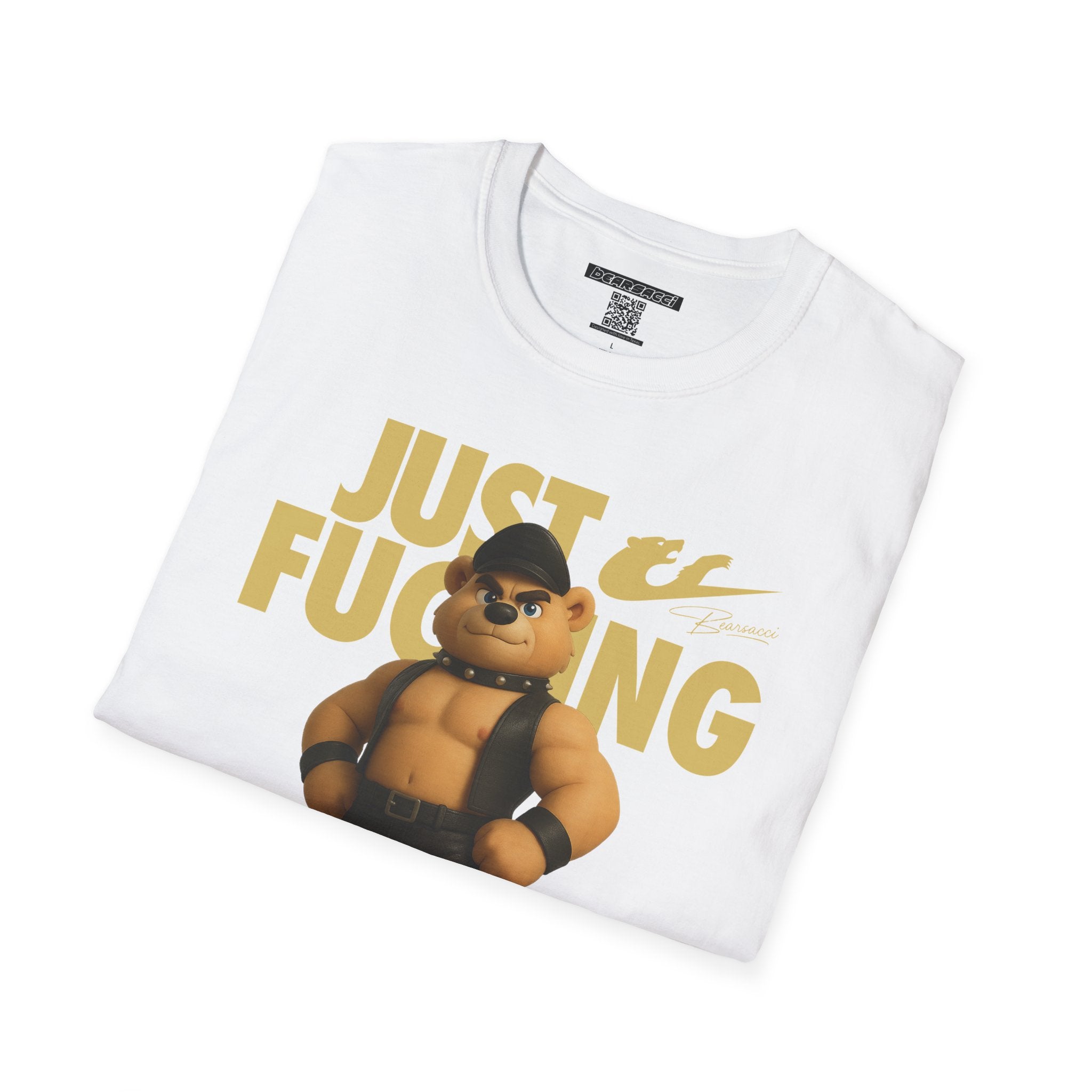 Bearsacci™ X Dominion: Just Fucking Do It Dom Daddy Teddy Bear│ Softsyle T-shirt