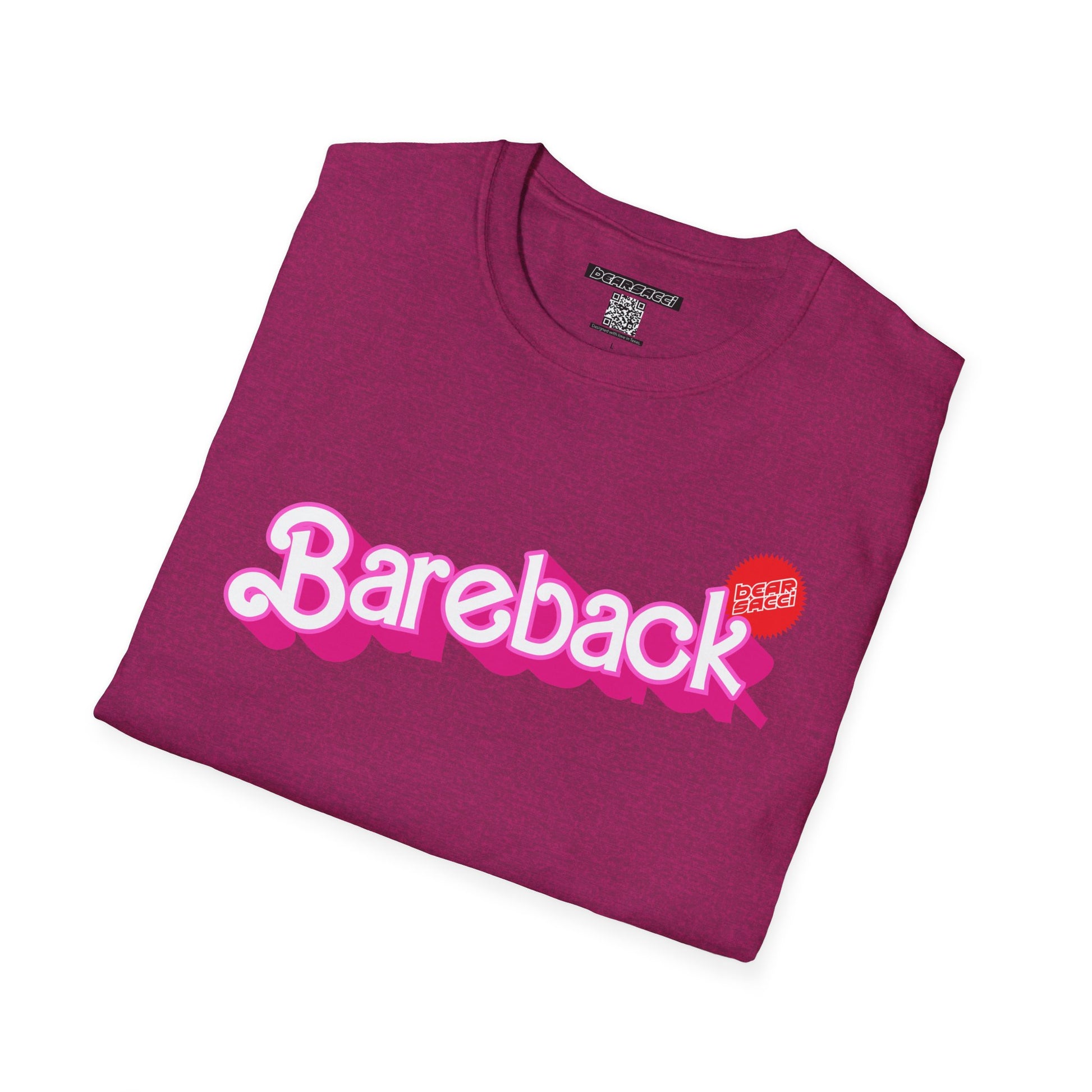 Bearbie® X Slutpride®: Bareback Logo │Softsyle T-shirt