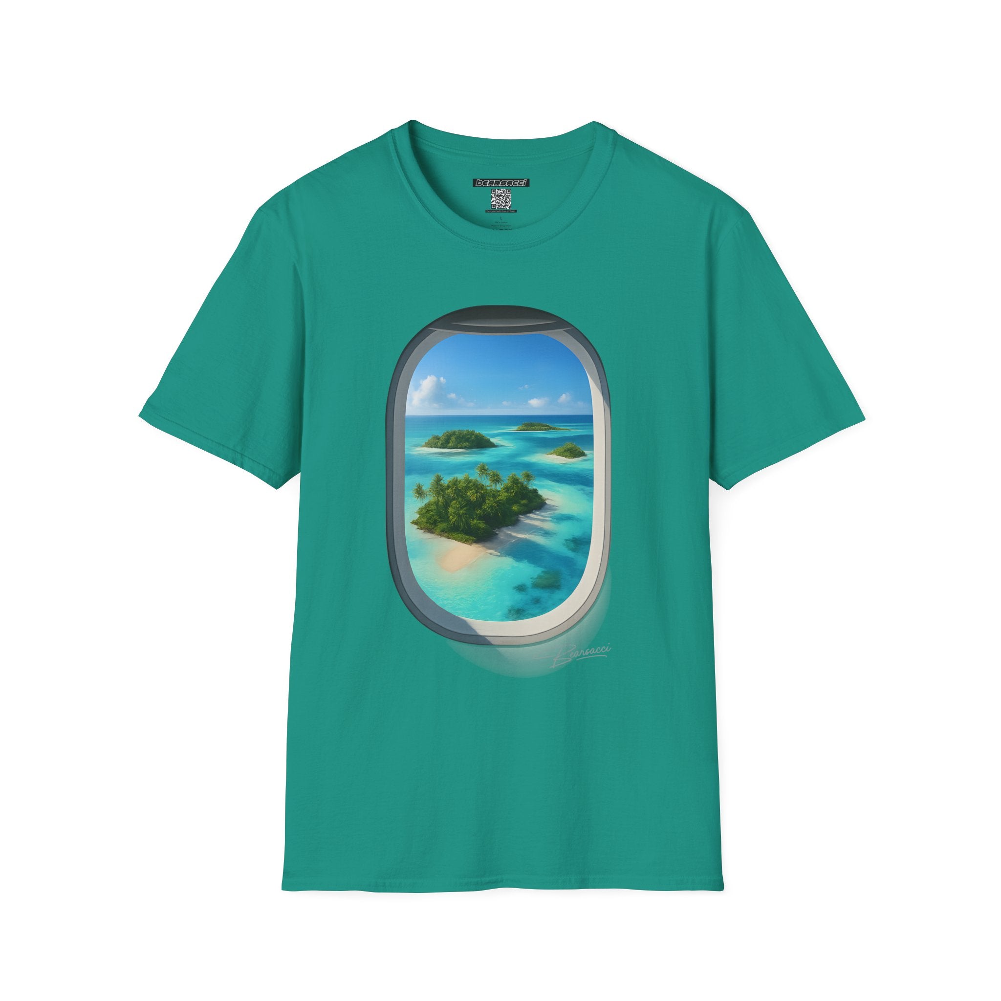 HyperPop™ X Wanderlust™ X FakeDesigner™: Window Seat Porthole Fantasy │ Softsyle T-shirt