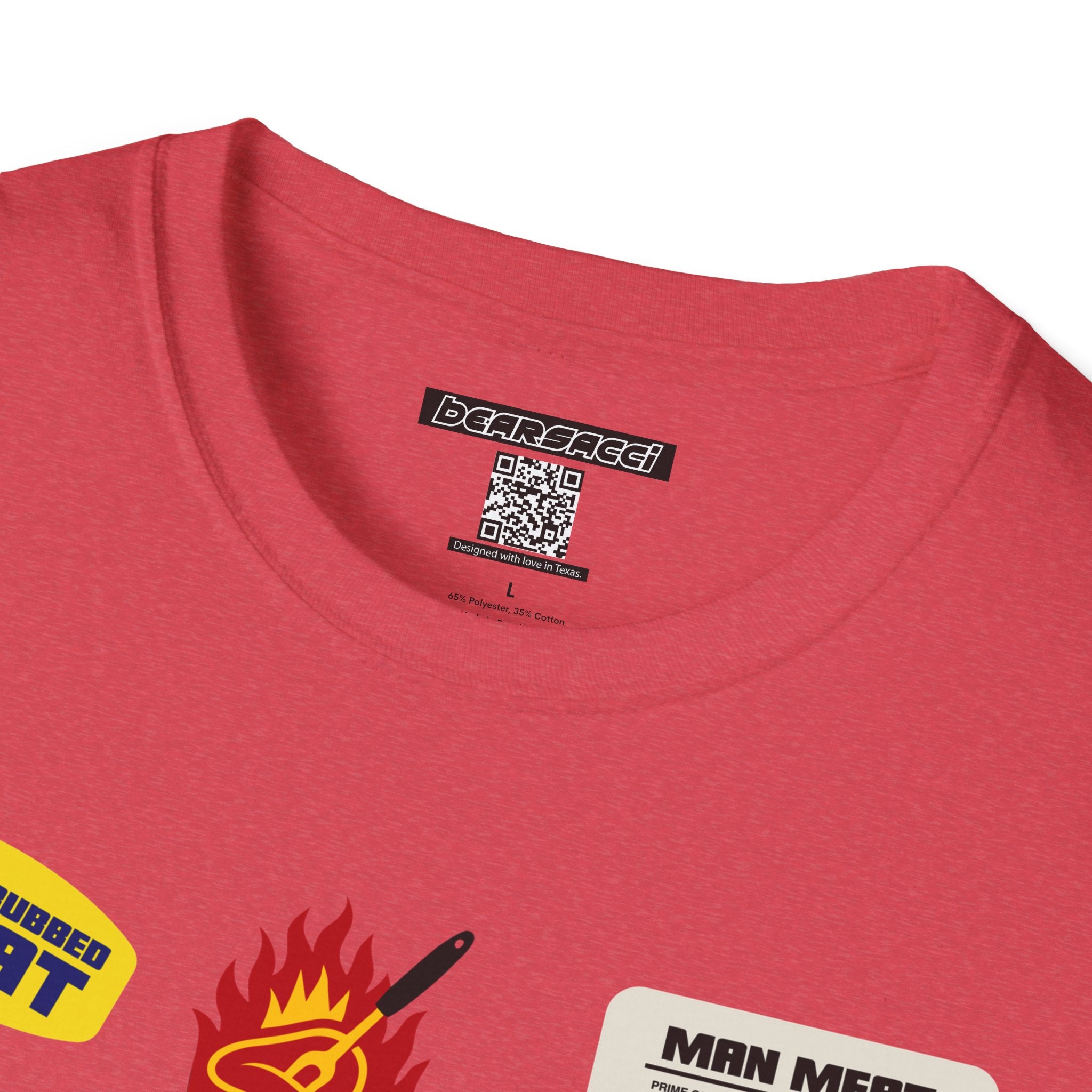 Bearmart®: Butcher Isle Meat Stickers (1990s Colorway) │Softsyle T-shirt