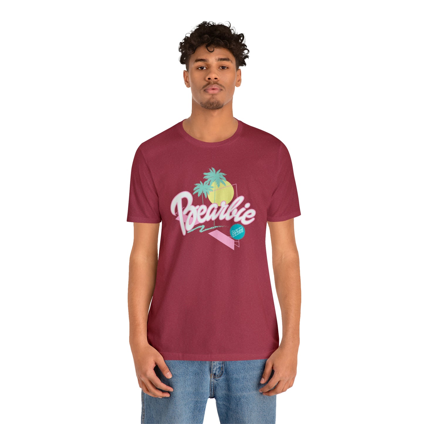 Bearbie: Pastel Malibu-Style Logo │Premium Jersey T-shirt