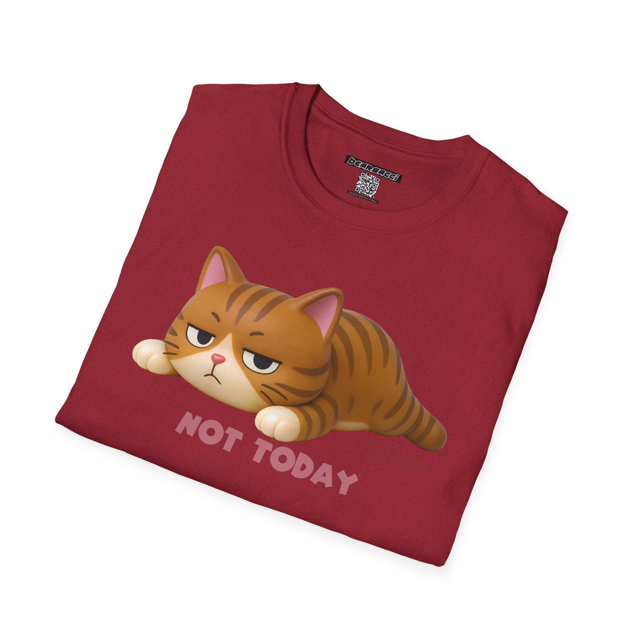 HyperPop®: Not Today Cat │ Softsyle T-shirt