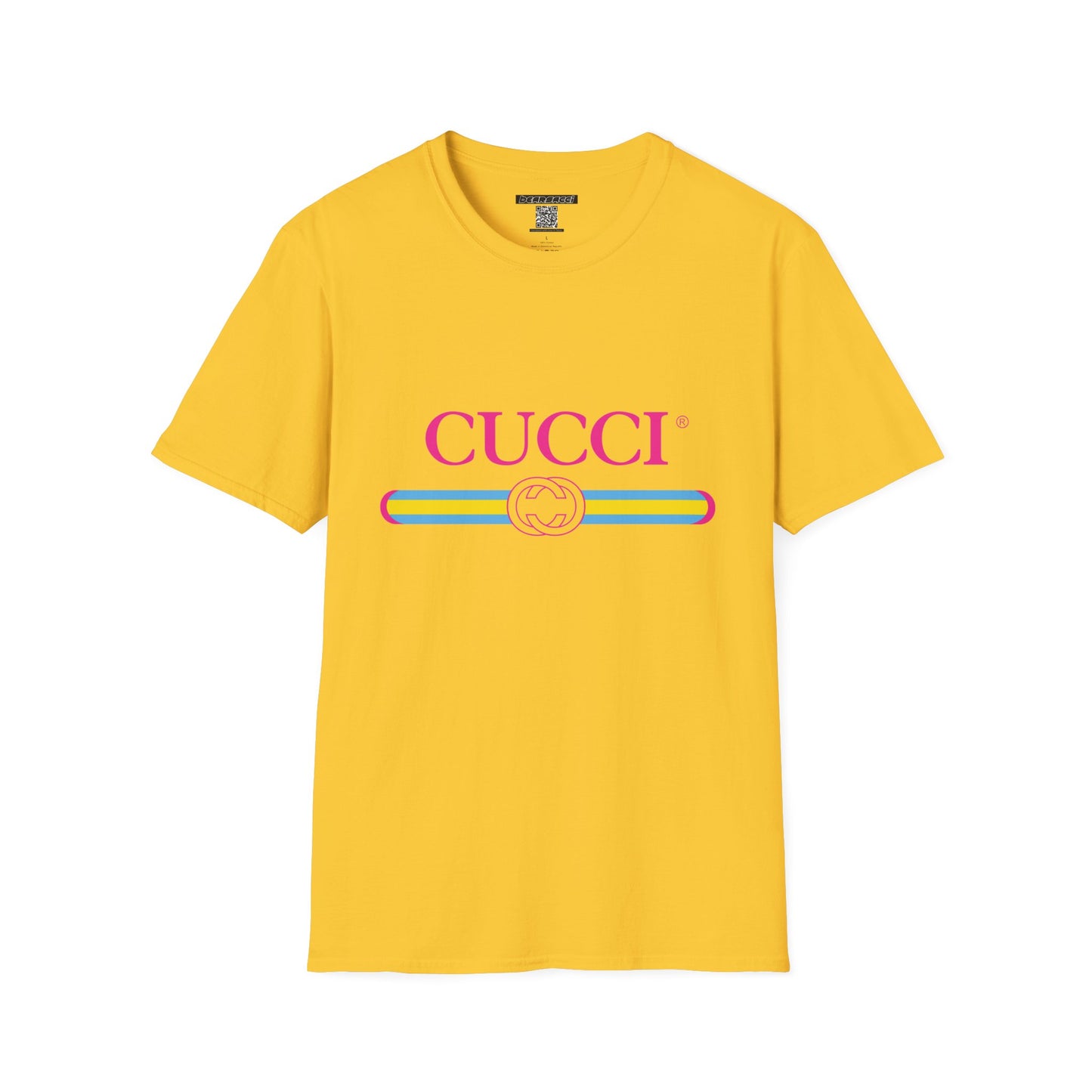 Fake Designer™ X SlutPride™: Cucci Bi Pride Colors│ Softsyle T-shirt