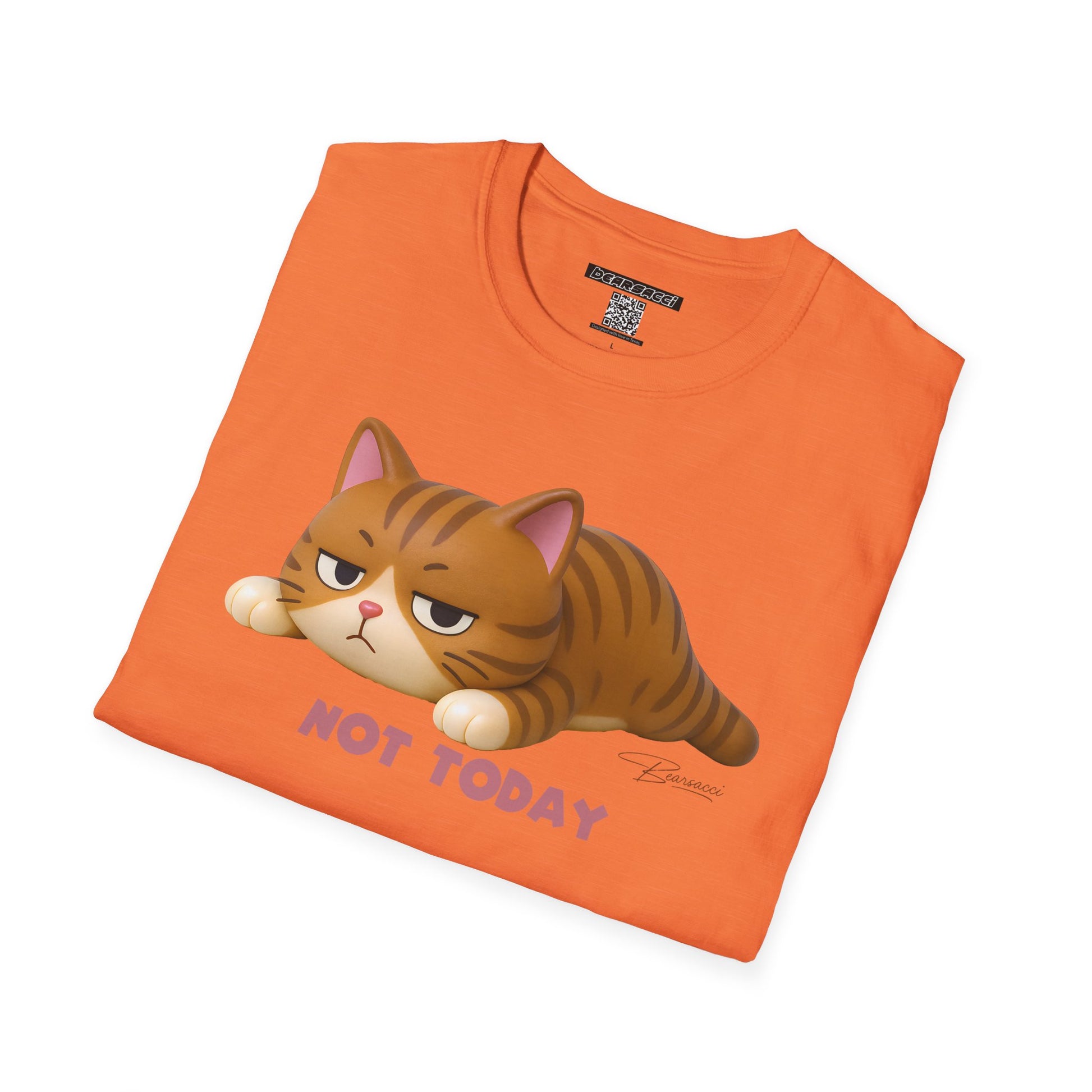HyperPop®: Not Today Cat │ Softsyle T-shirt