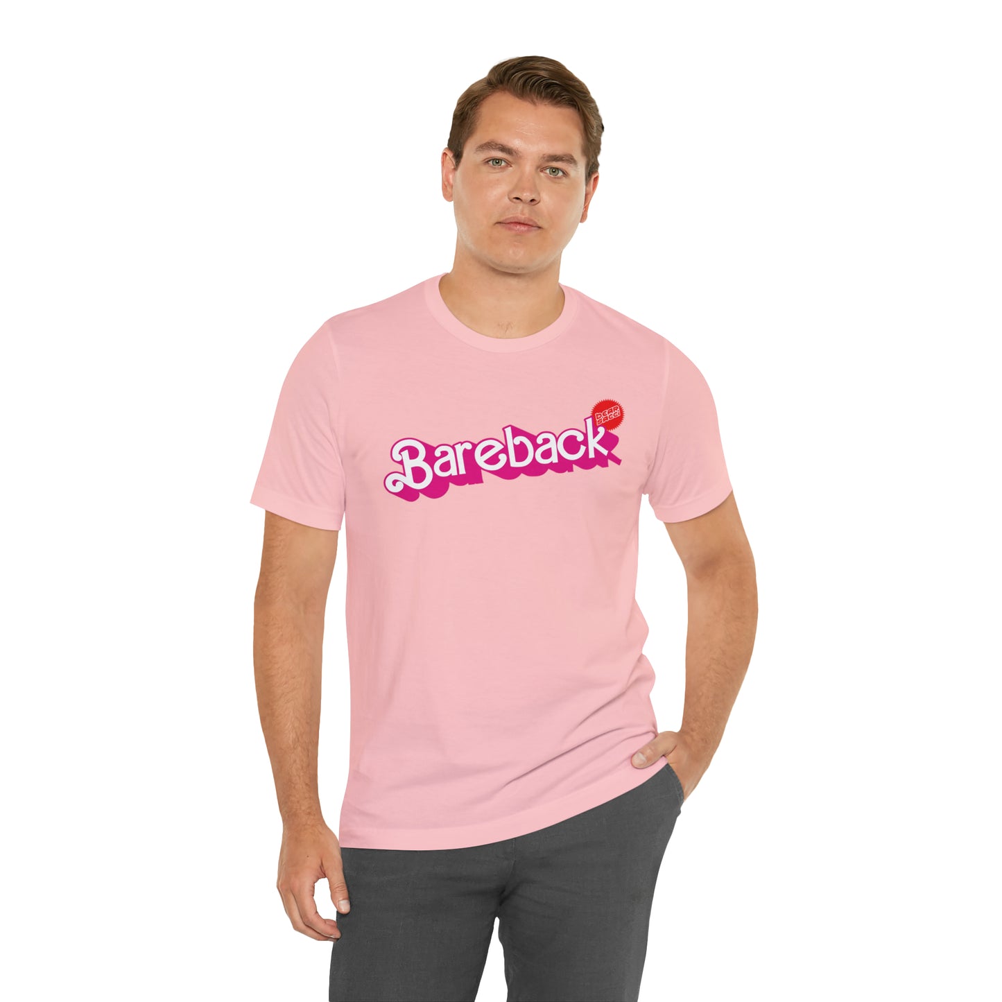 Bearbie™ X Slutpride™: Bareback Logo │Premium Jersey T-shirt