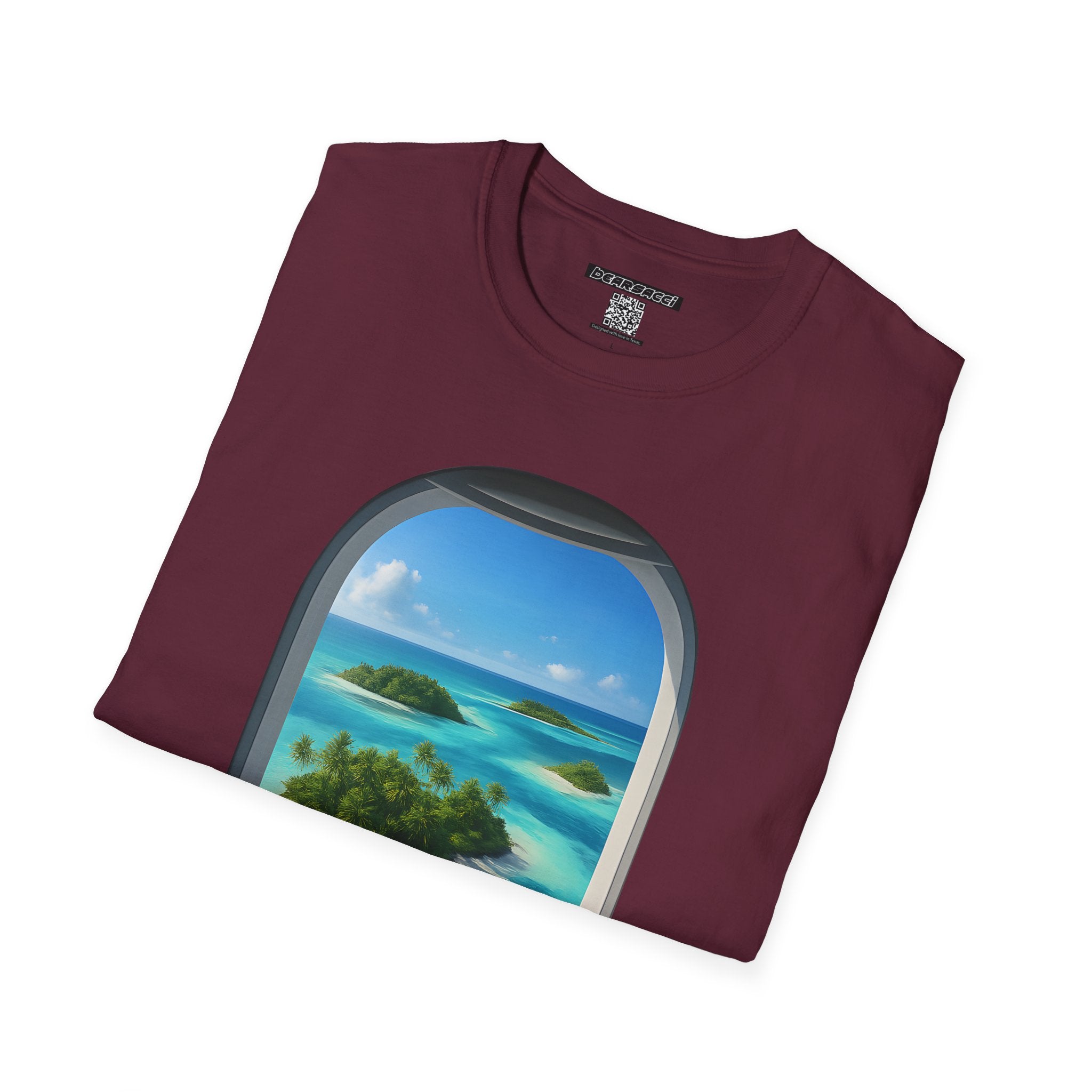 HyperPop™ X Wanderlust™ X FakeDesigner™: Window Seat Porthole Fantasy │ Softsyle T-shirt