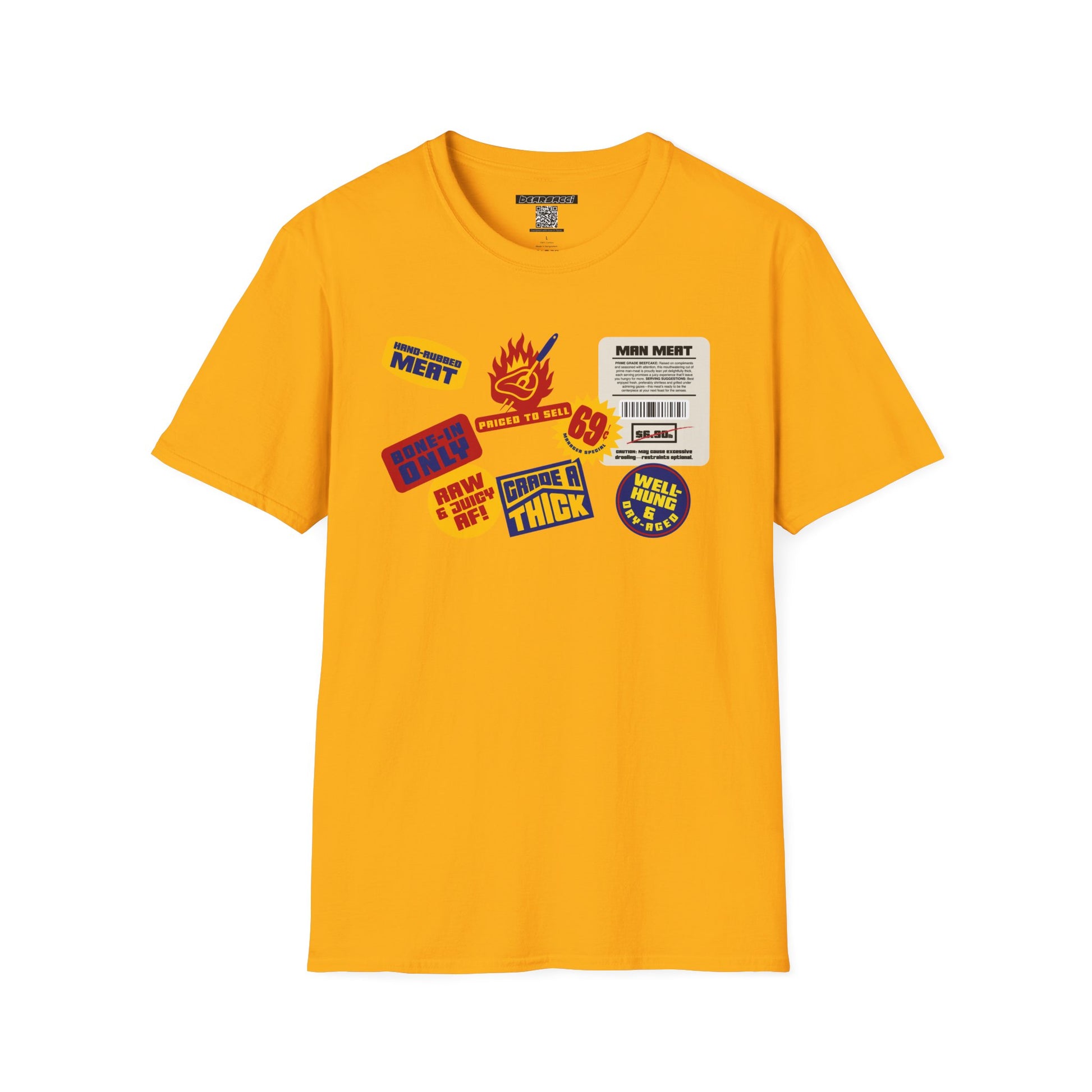 Bearmart®: Butcher Isle Meat Stickers (1950s Colorway) │Softsyle T-shirt