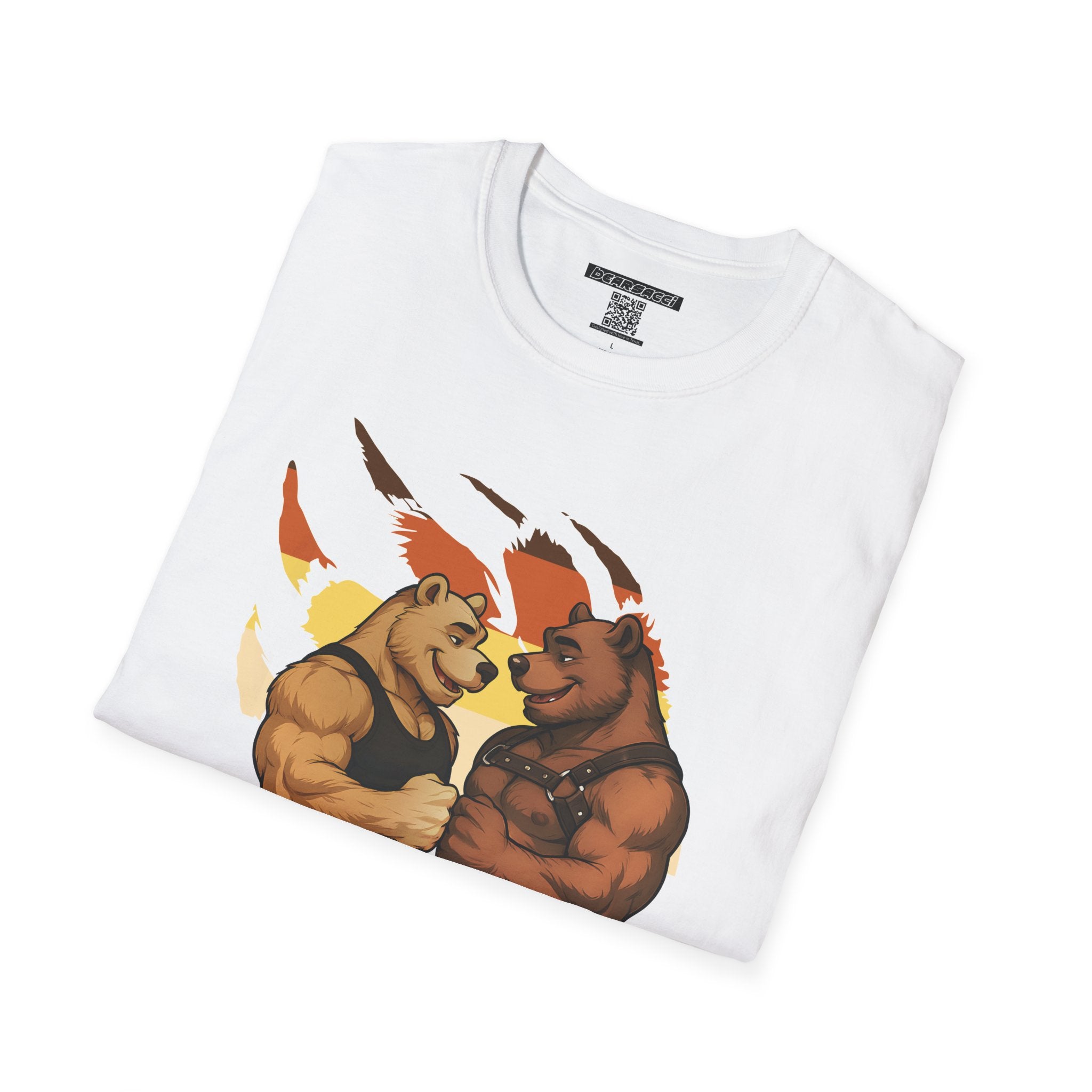 Bearsacci™: Fist Bumping Bears │ Softsyle T-shirt