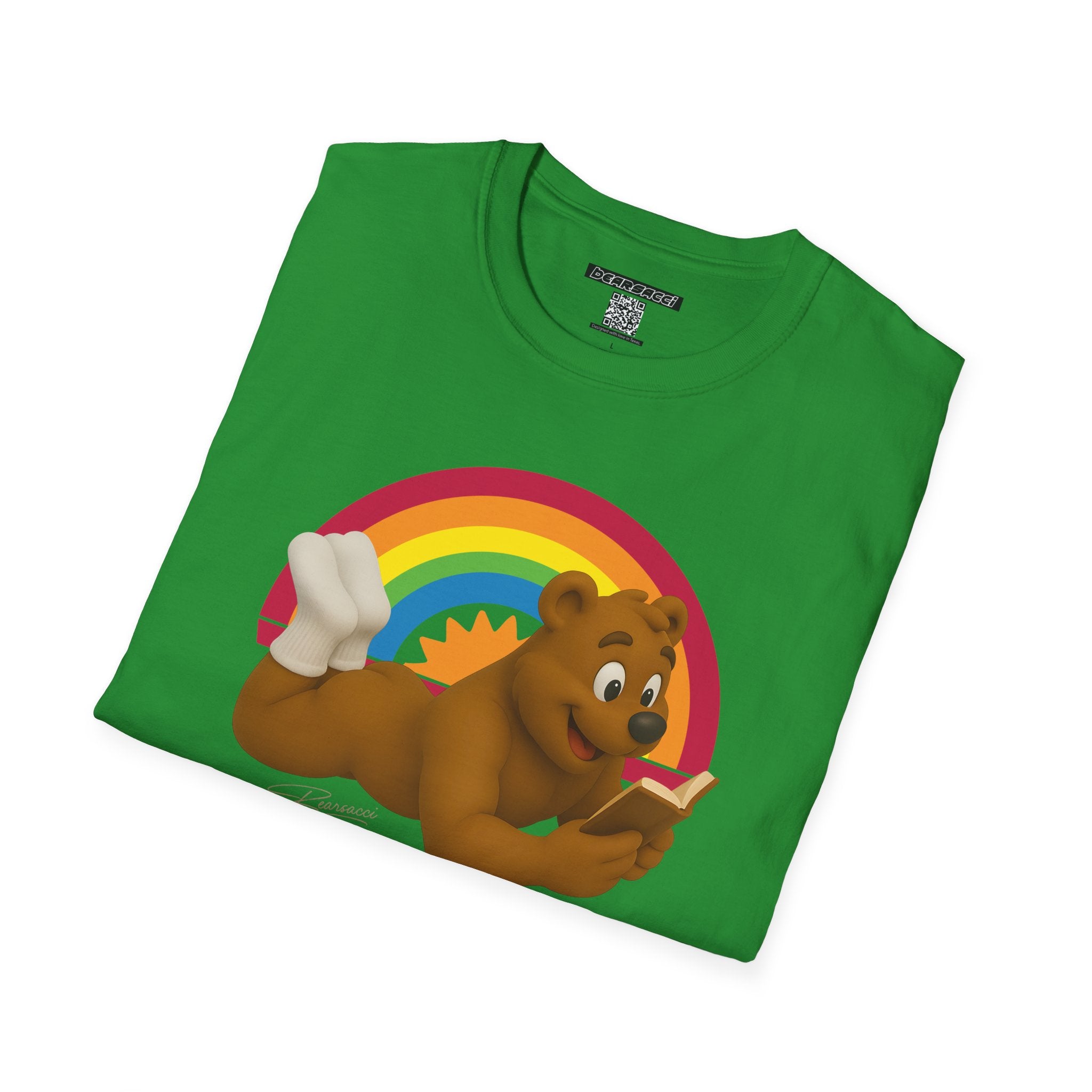 Bearsacci™: Page-Turner, Head-Turner Bare Bear│ Softsyle T-shirt