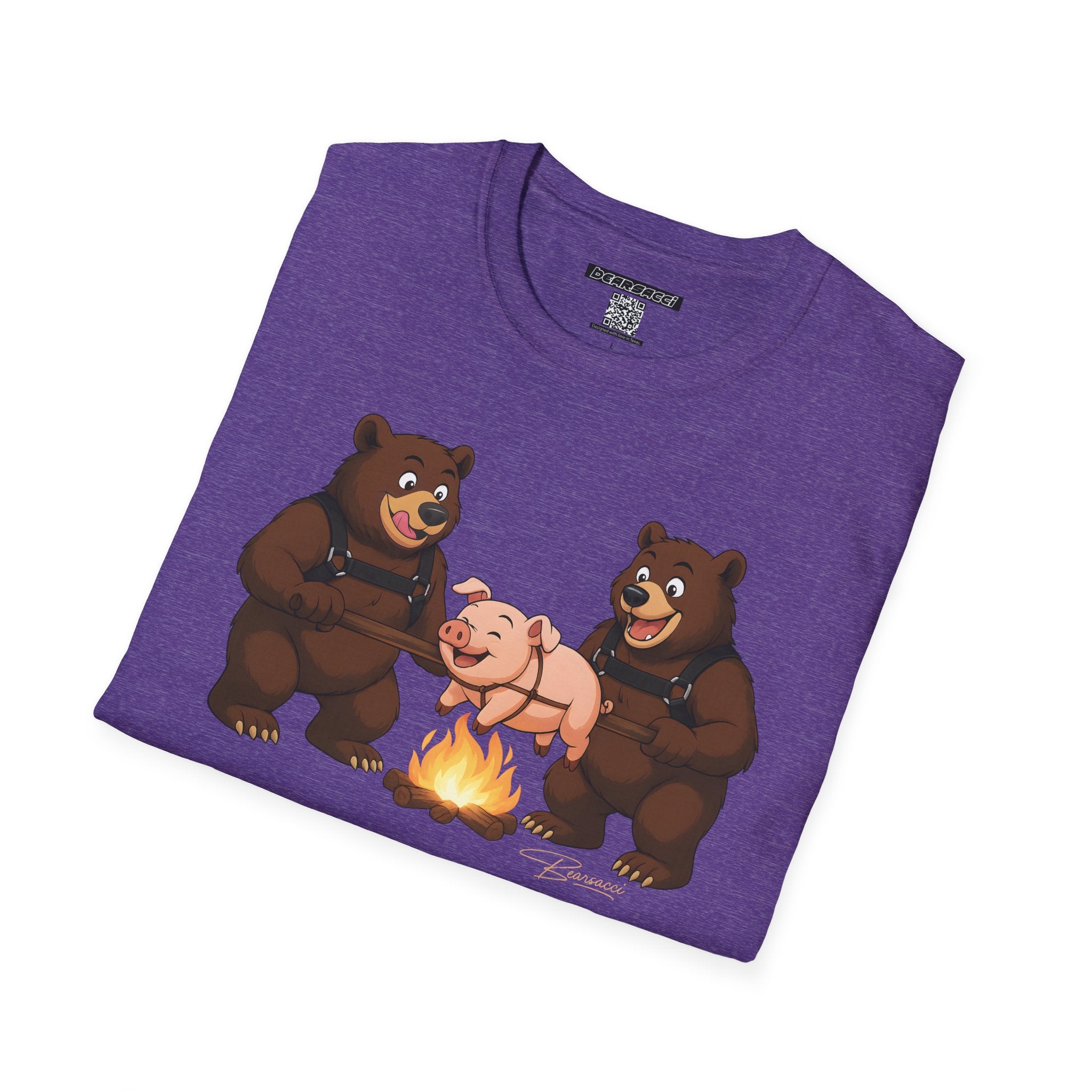 Bearmart®: Spit Roast Pig │Softsyle T-shirt