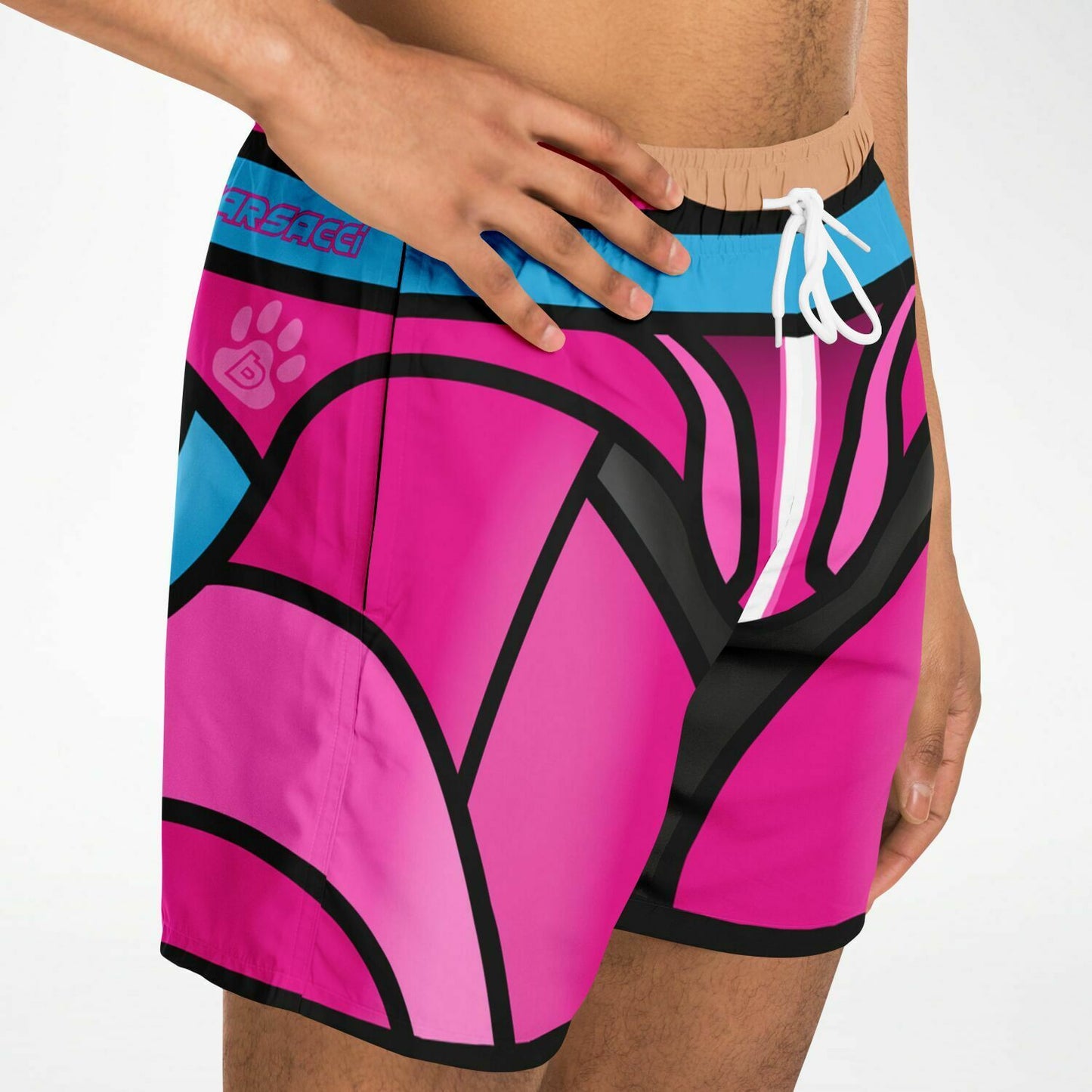 Zeus "Bearbie" Colorway │ Trompe L'Oeil Swim Trunks