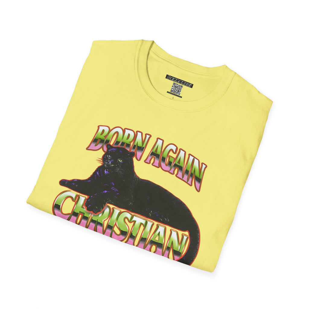 FakeDesigner®: Chinatown Market Secret Club Born Again Christian │ Softsyle T-shirt