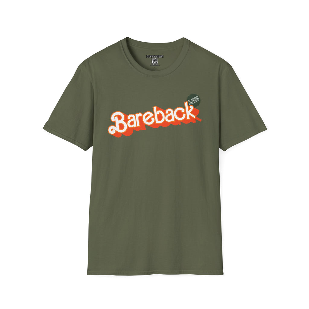 Bearbie® X Slutpride®: Bareback Logo (Hunter) │Softsyle T-shirt