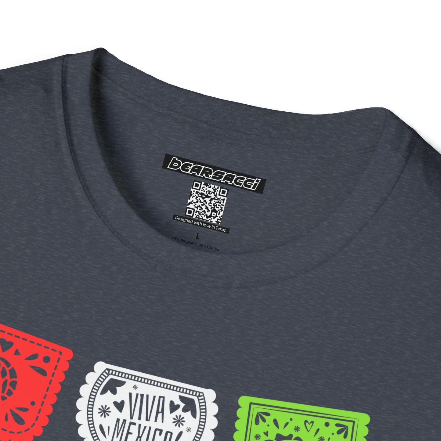 Pero-Like™: Viva Mexico Papel Picado │ Softsyle T-shirt