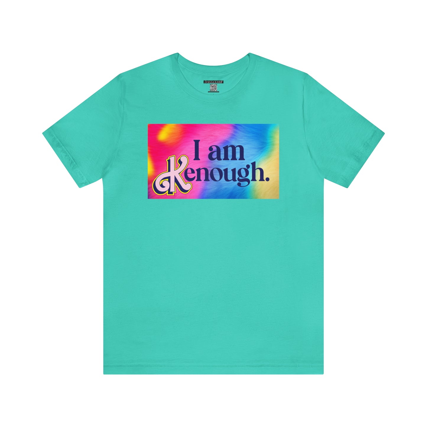 Bearbie: "I am Kenough" With Rainbow Background │ Premium Jersey T-shirt