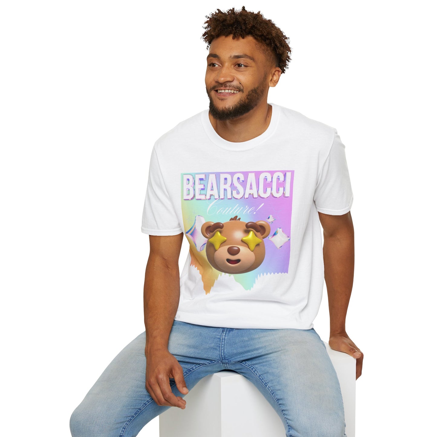 Fake Designer™: Holo Teddy Bear│ Softsyle T-shirt