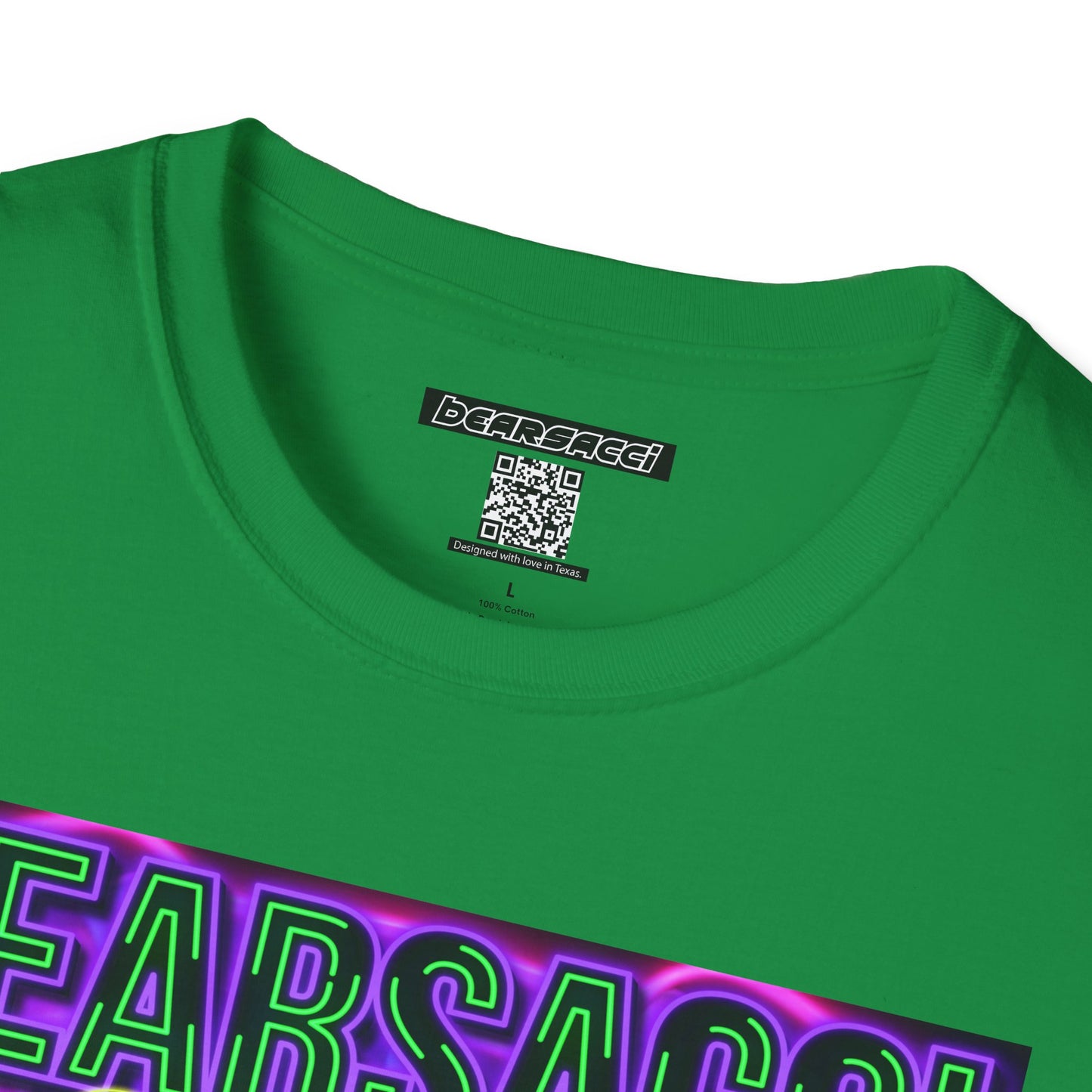 Fake Designer™: Neon Teddy Bear│ Softsyle T-shirt