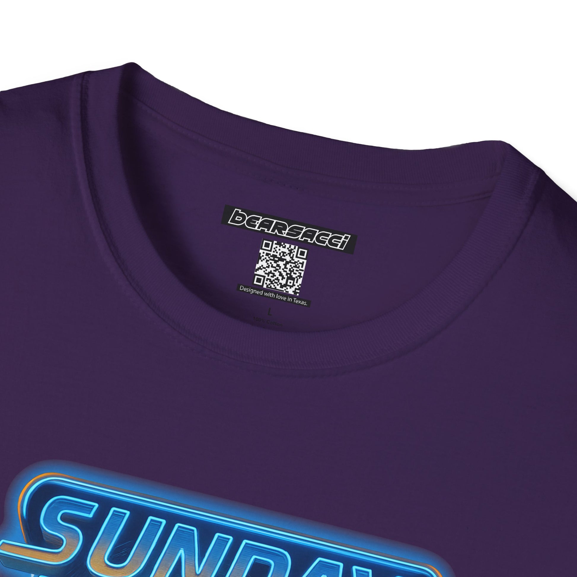Bearsacci™: Sunday Funday Atlas Disco Bear Remix│ Softsyle T-shirt