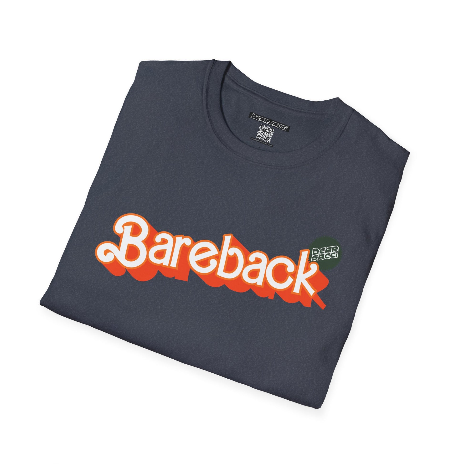 Bearbie® X Slutpride®: Bareback Logo (Hunter) │Softsyle T-shirt
