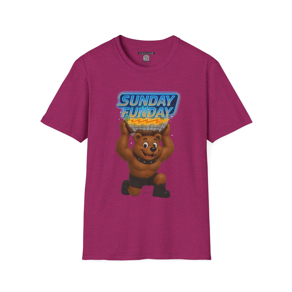 Bearsacci™: Sunday Funday Atlas Disco Bear Remix│ Softsyle T-shirt