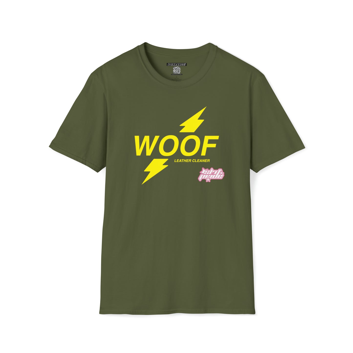 SlutPride™: WOOF Leather Cleaner │ Softsyle T-shirt