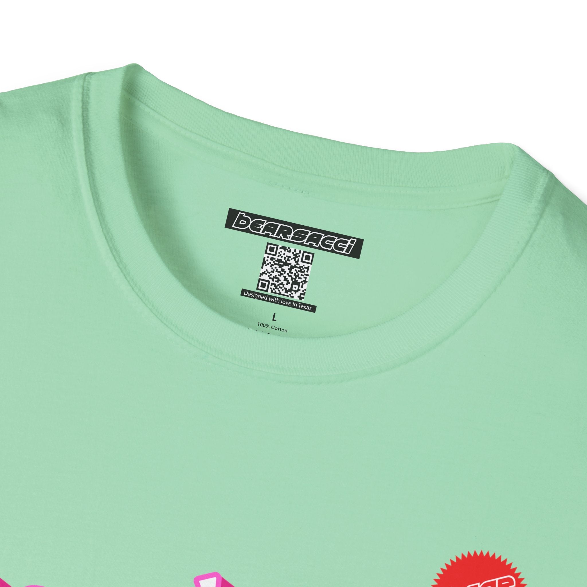 Bearbie® X Slutpride®: Bareback Logo │Softsyle T-shirt