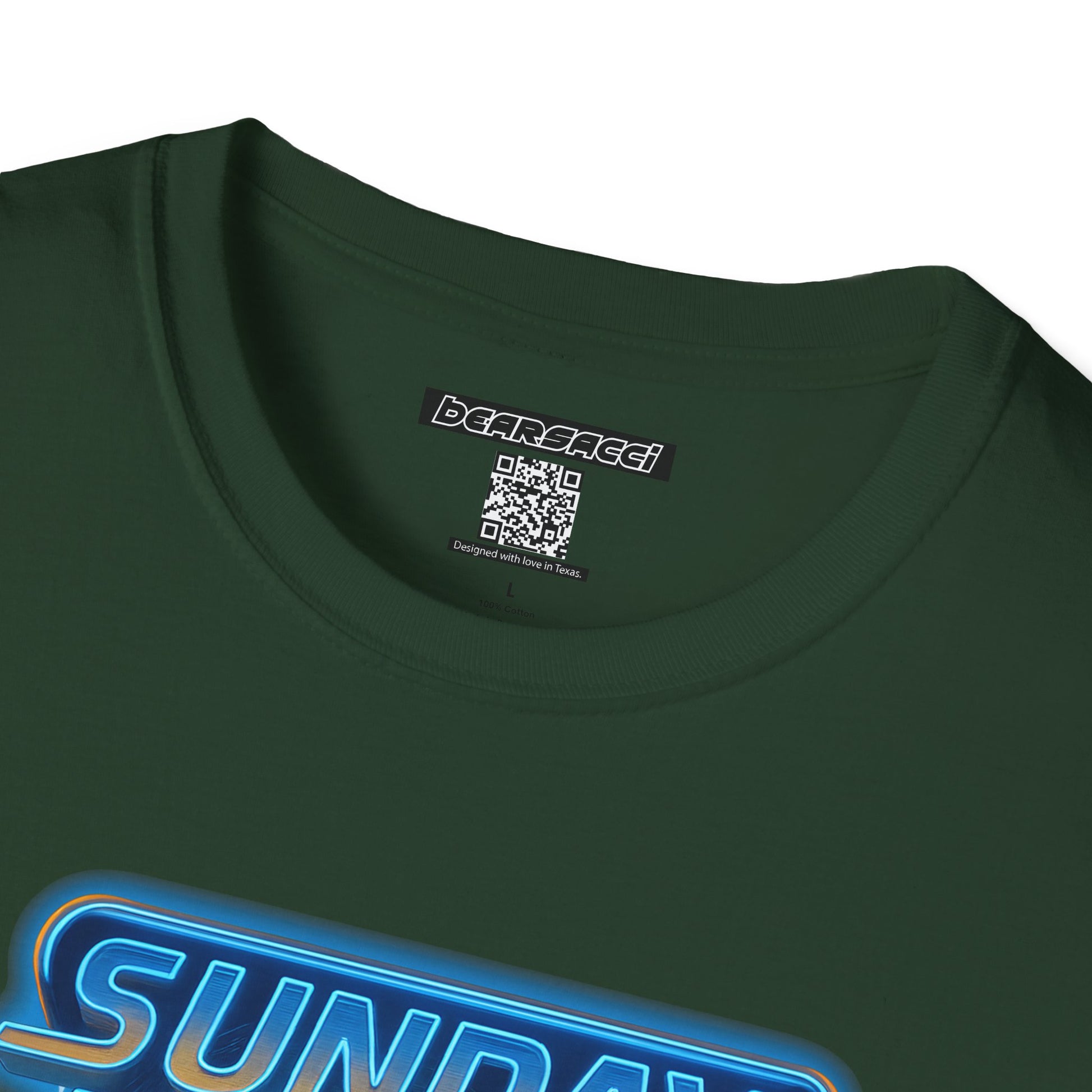 Bearsacci™: Sunday Funday Atlas Disco Bear Remix│ Softsyle T-shirt