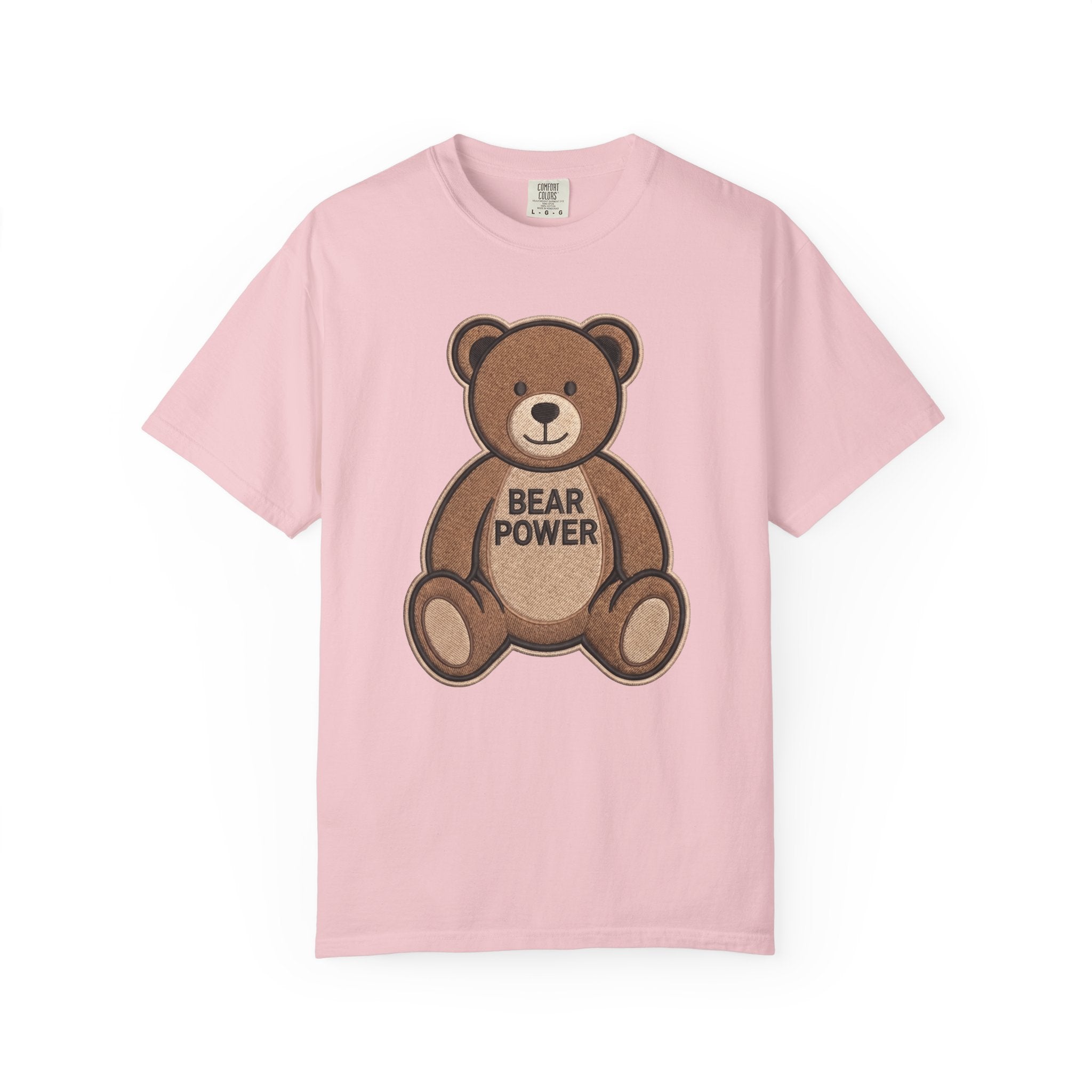 Bearmart®: Bear Power Teddybear │Comfort Colors® T-shirt