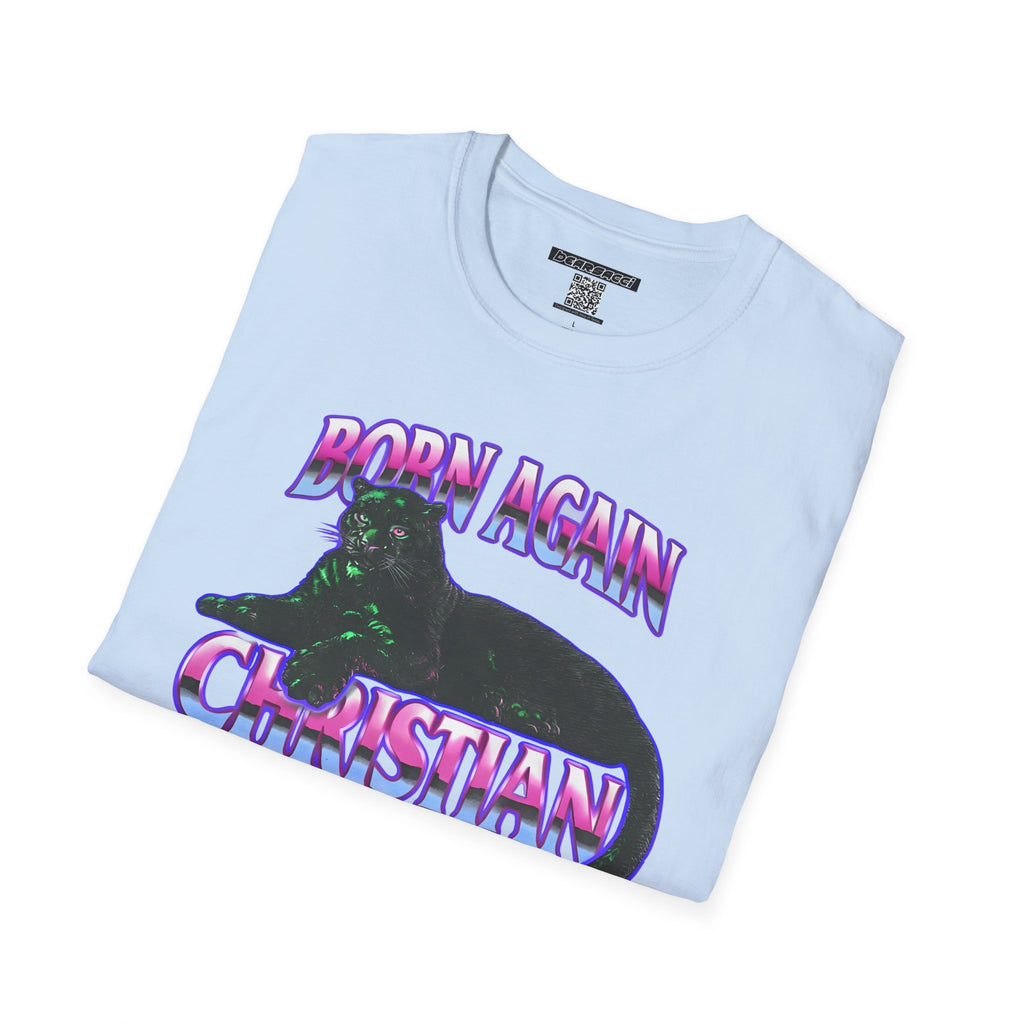 FakeDesigner®: Chinatown Market Secret Club Born Again Christian │ Softsyle T-shirt
