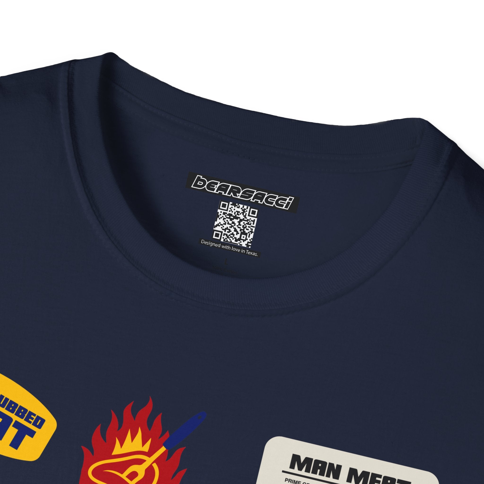 Bearmart®: Butcher Isle Meat Stickers (1950s Colorway) │Softsyle T-shirt