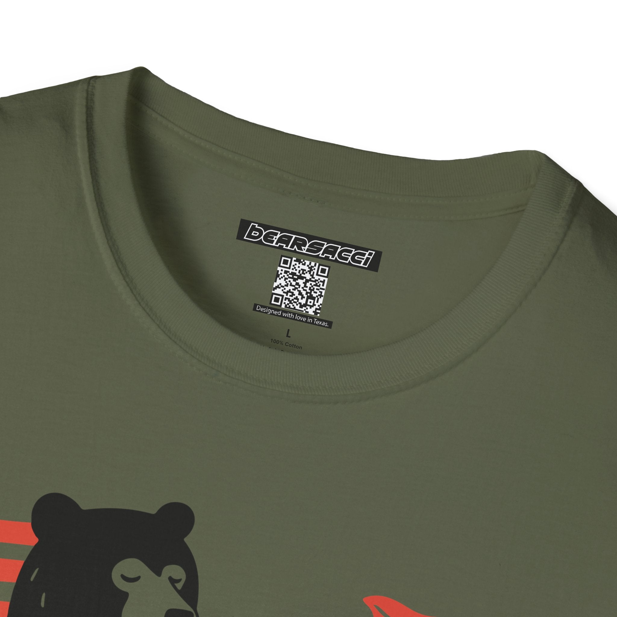 Bearsacci® X Wanderlust®: Sunday Funday Lazy Bear│ Softsyle T-shirt