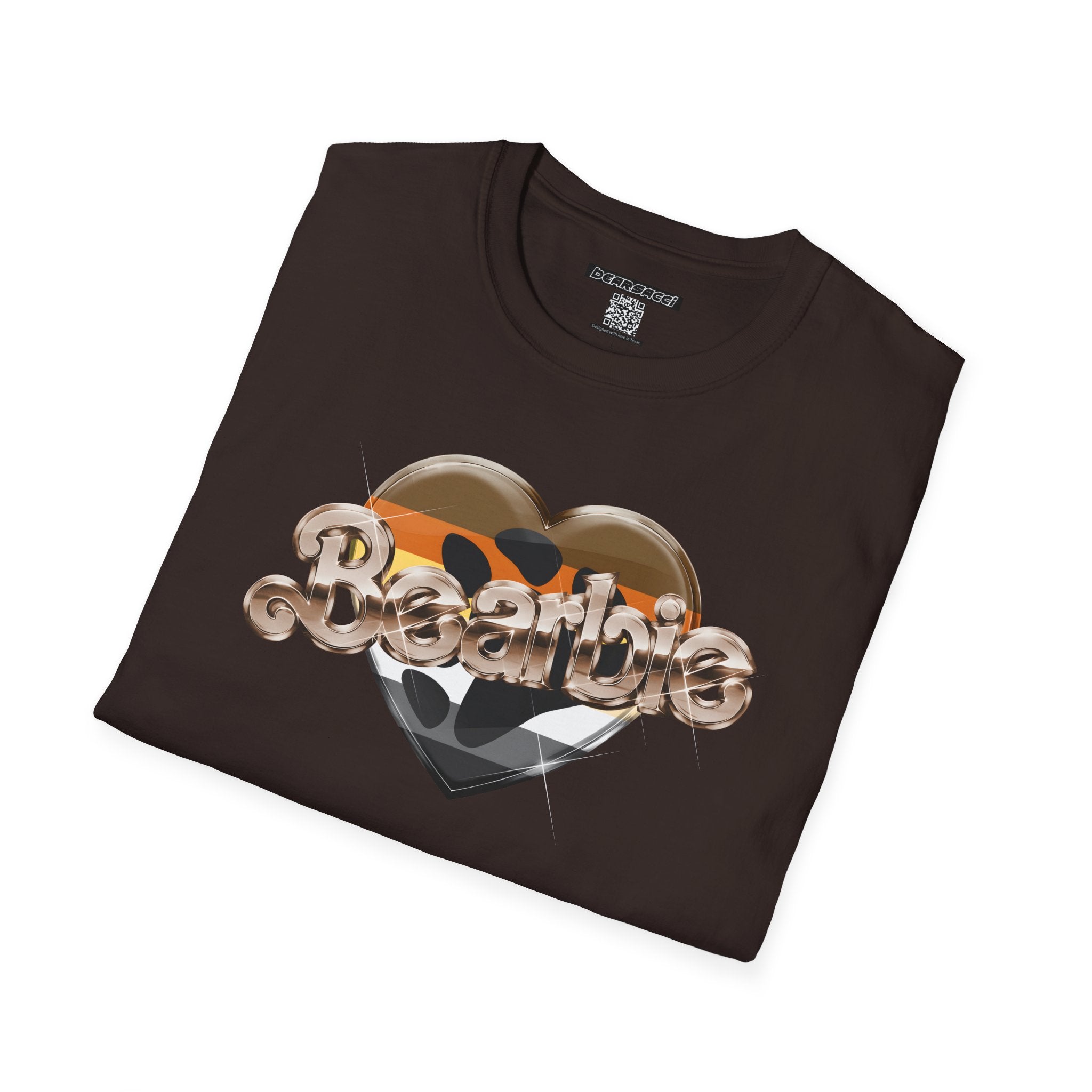 Bearbie®: Heart Claw Logo (Bear Flag Version)│ Softsyle T-shirt
