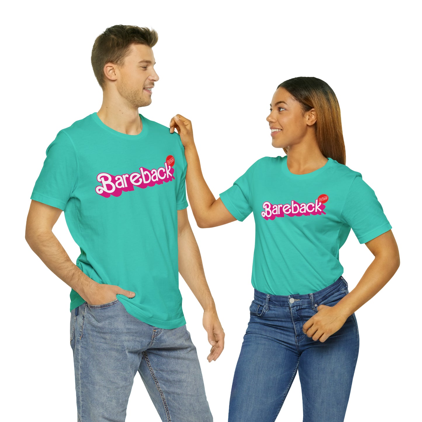 Bearbie™ X Slutpride™: Bareback Logo │Premium Jersey T-shirt