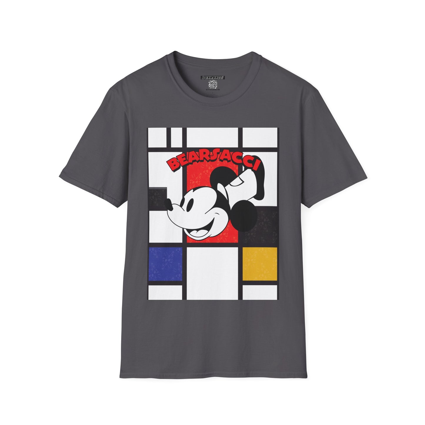 HyperPop™: Mondrian Steamboat Willie│ Softsyle T-shirt