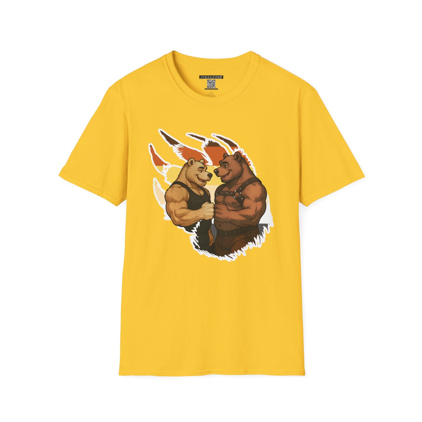 Bearsacci™: Fist Bumping Bears │ Softsyle T-shirt